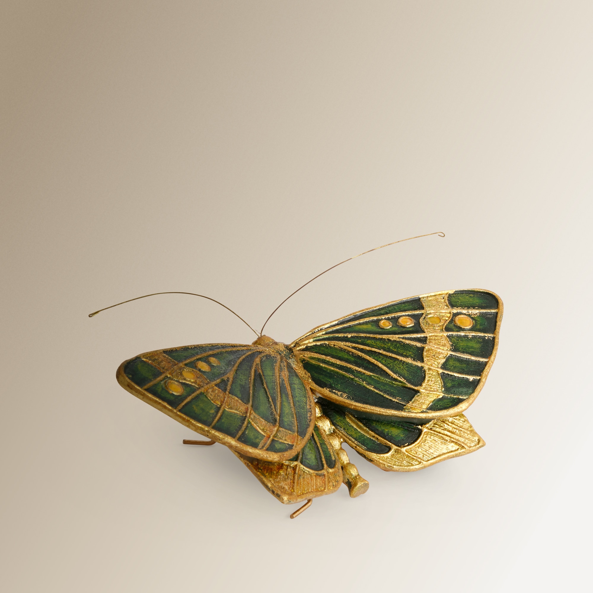 Figura decorativa Borboleta Verde Isabelina Verde-3