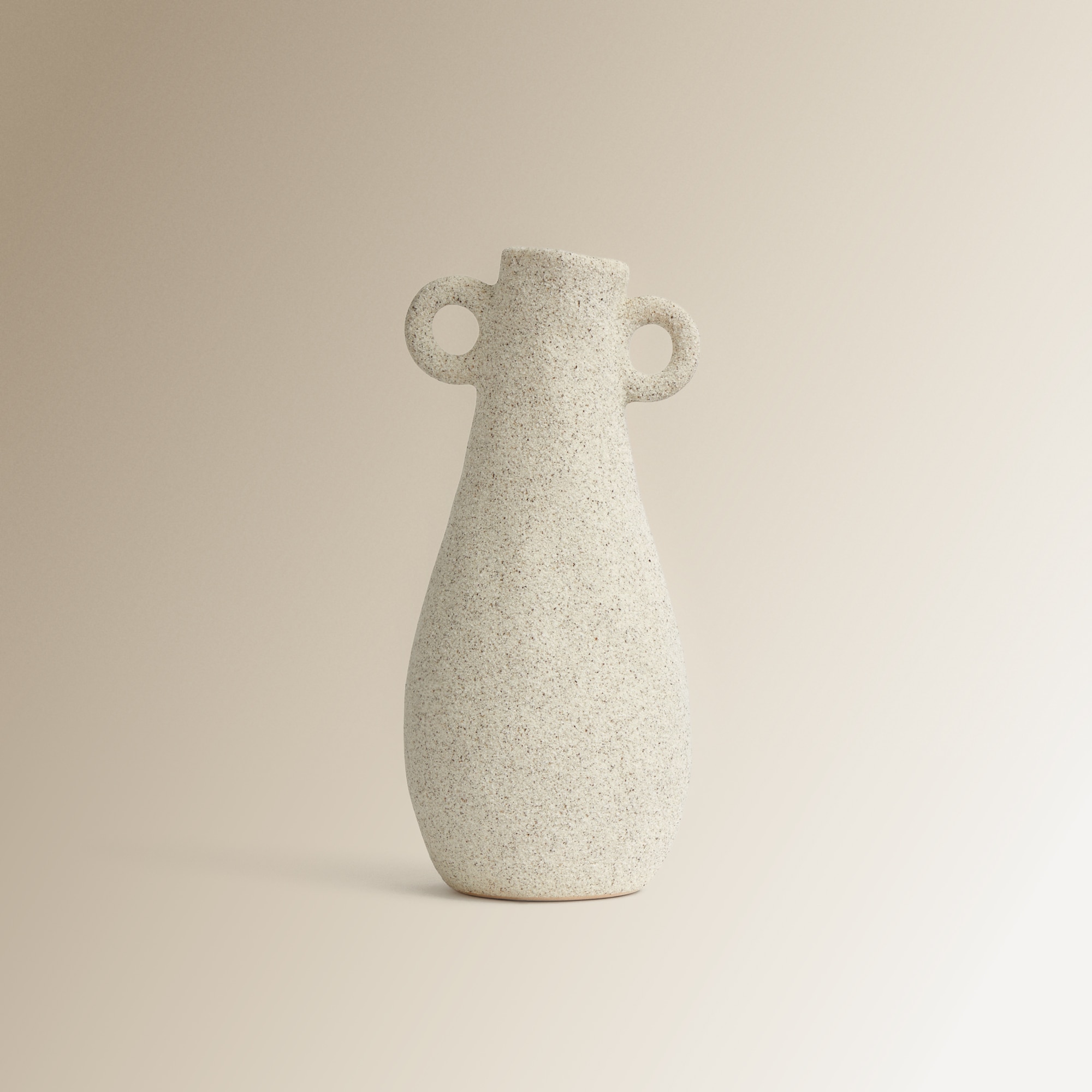 Figura decorativa Mini cântaro alongado Areia Bege-2