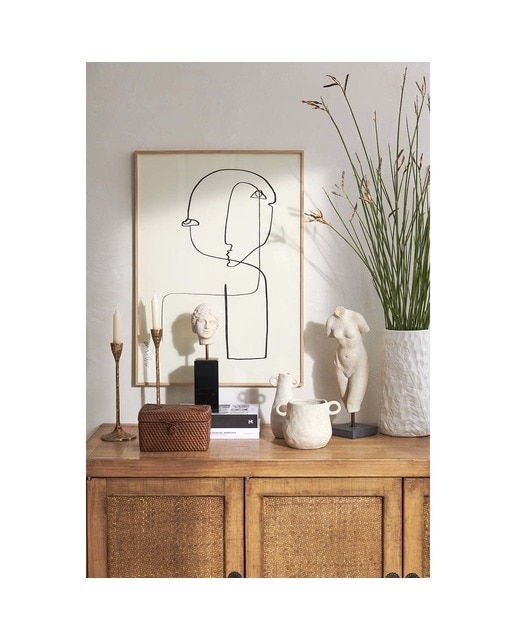 Figura decorativa Mini cântaro largo Areia Bege-5