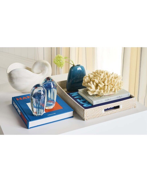 Figura Decorativa com Forma de Concha Cru-6