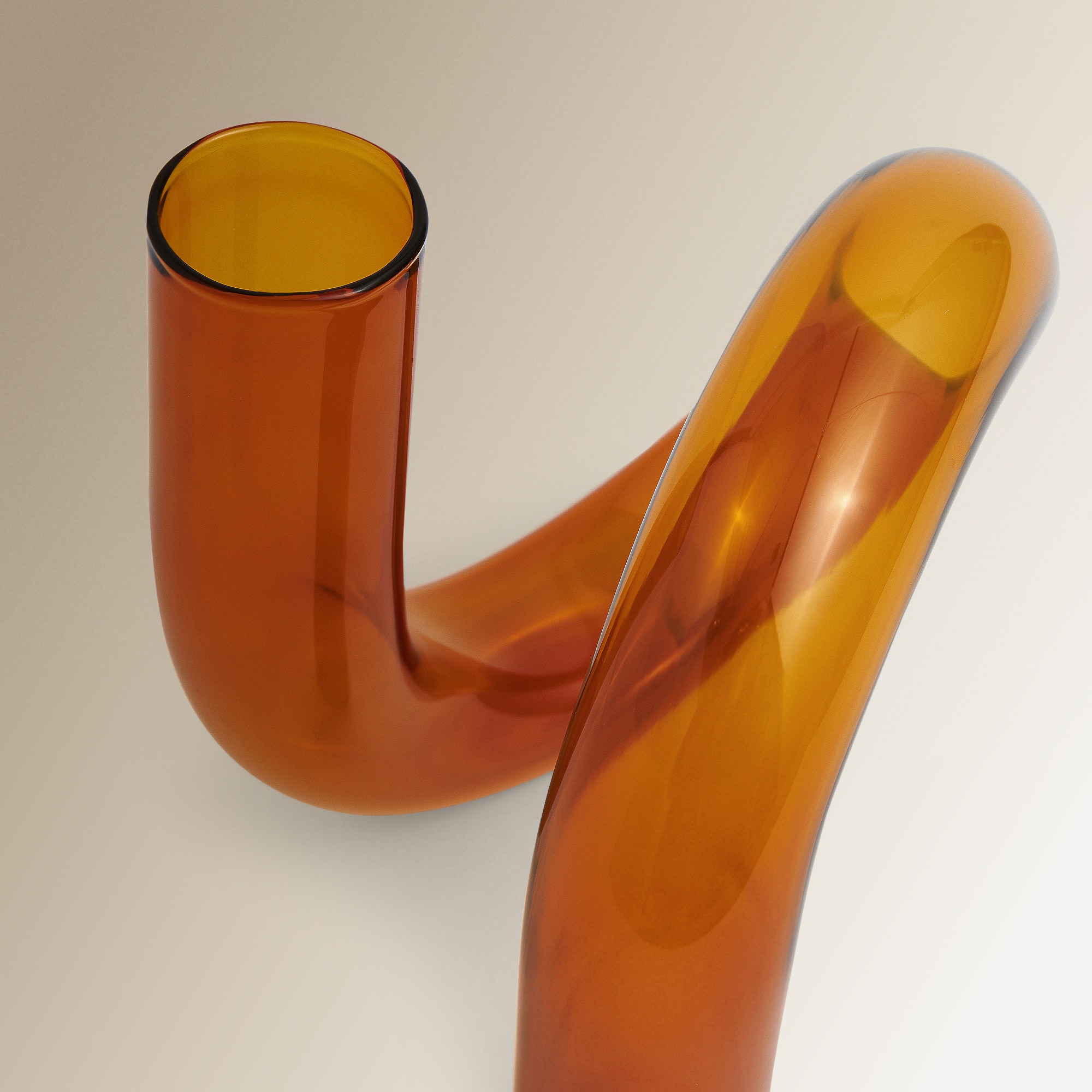 Figura Decorativa Vidro Dubno Âmbar-3