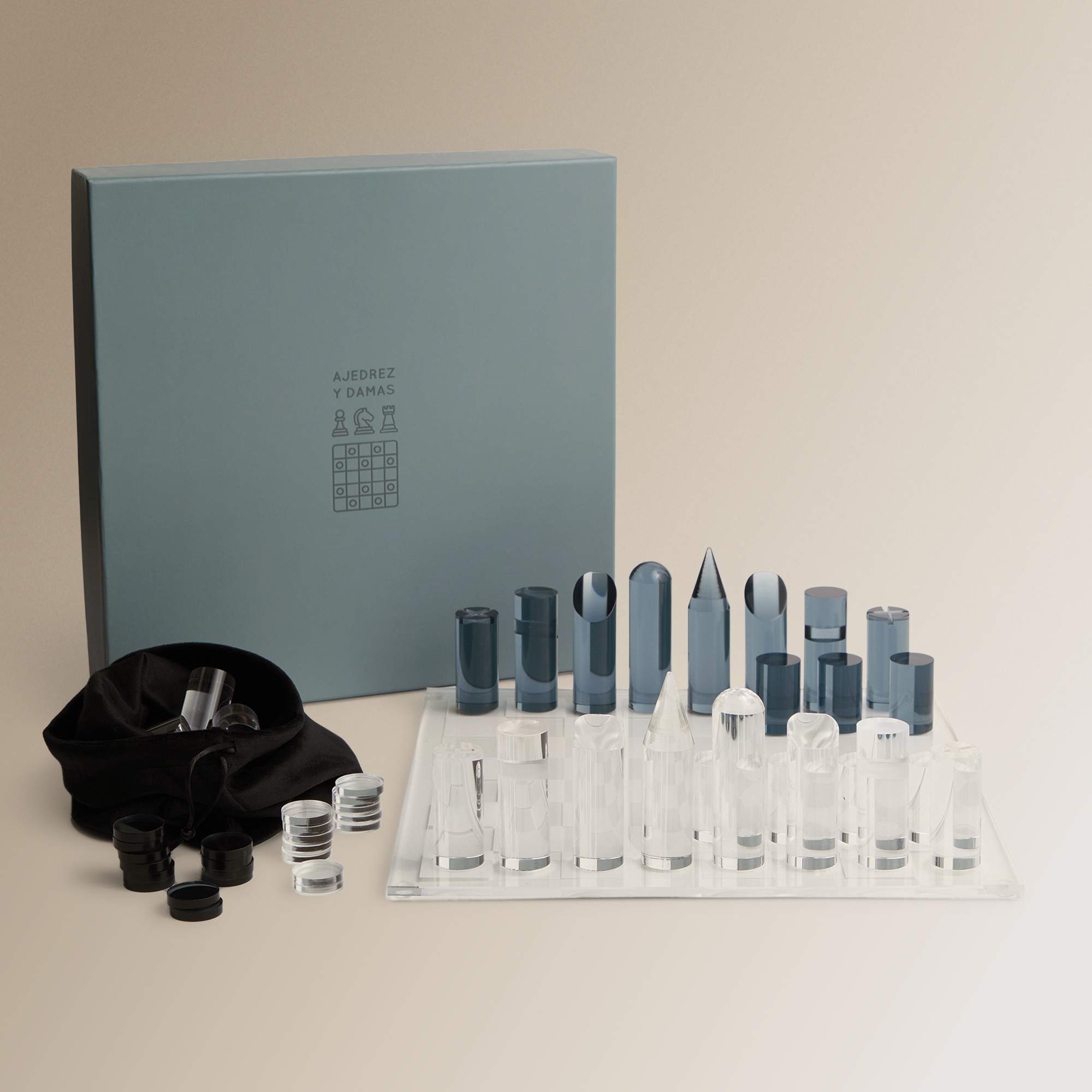 Jogo de Xadrez Pazin Multicolor-1