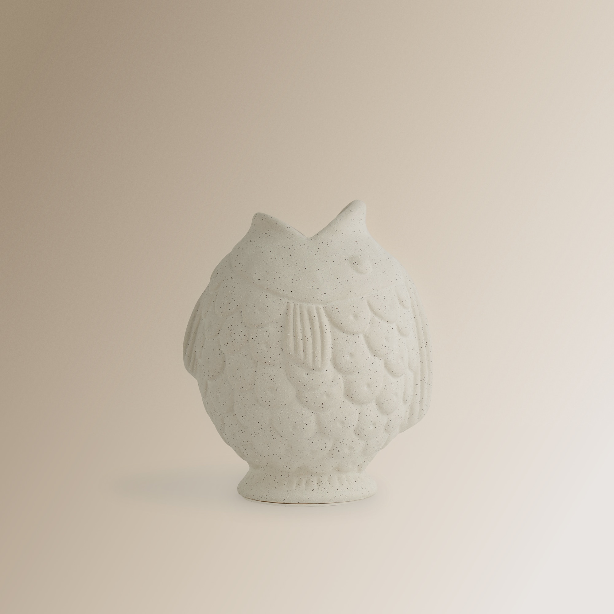 Figura Decorativa Peixe com Escamas Patras Cru-1