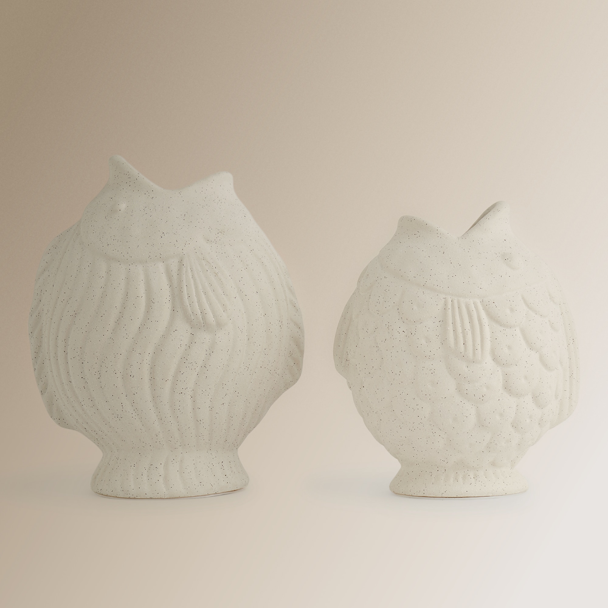Figura Decorativa Peixe com Escamas Patras Cru-4