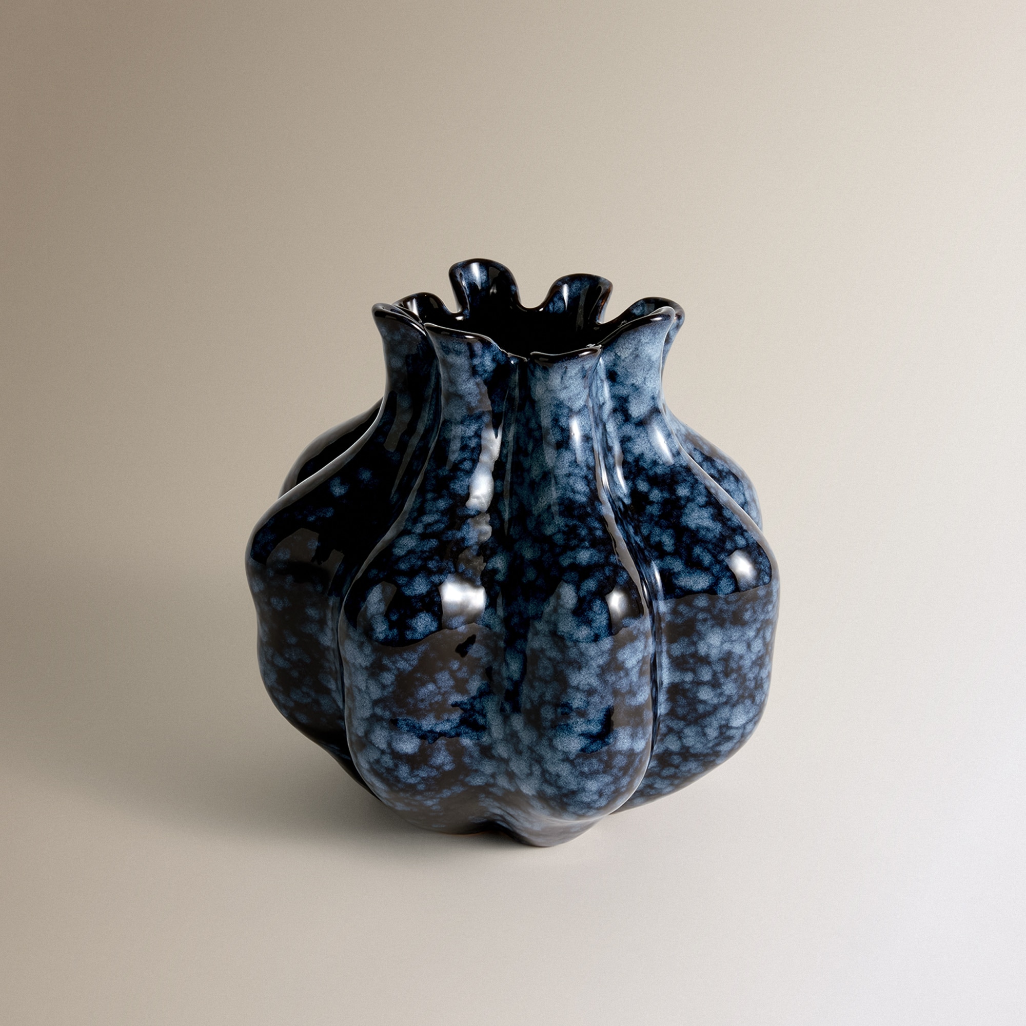 Jarra de Cerâmica Soweto Azul-2