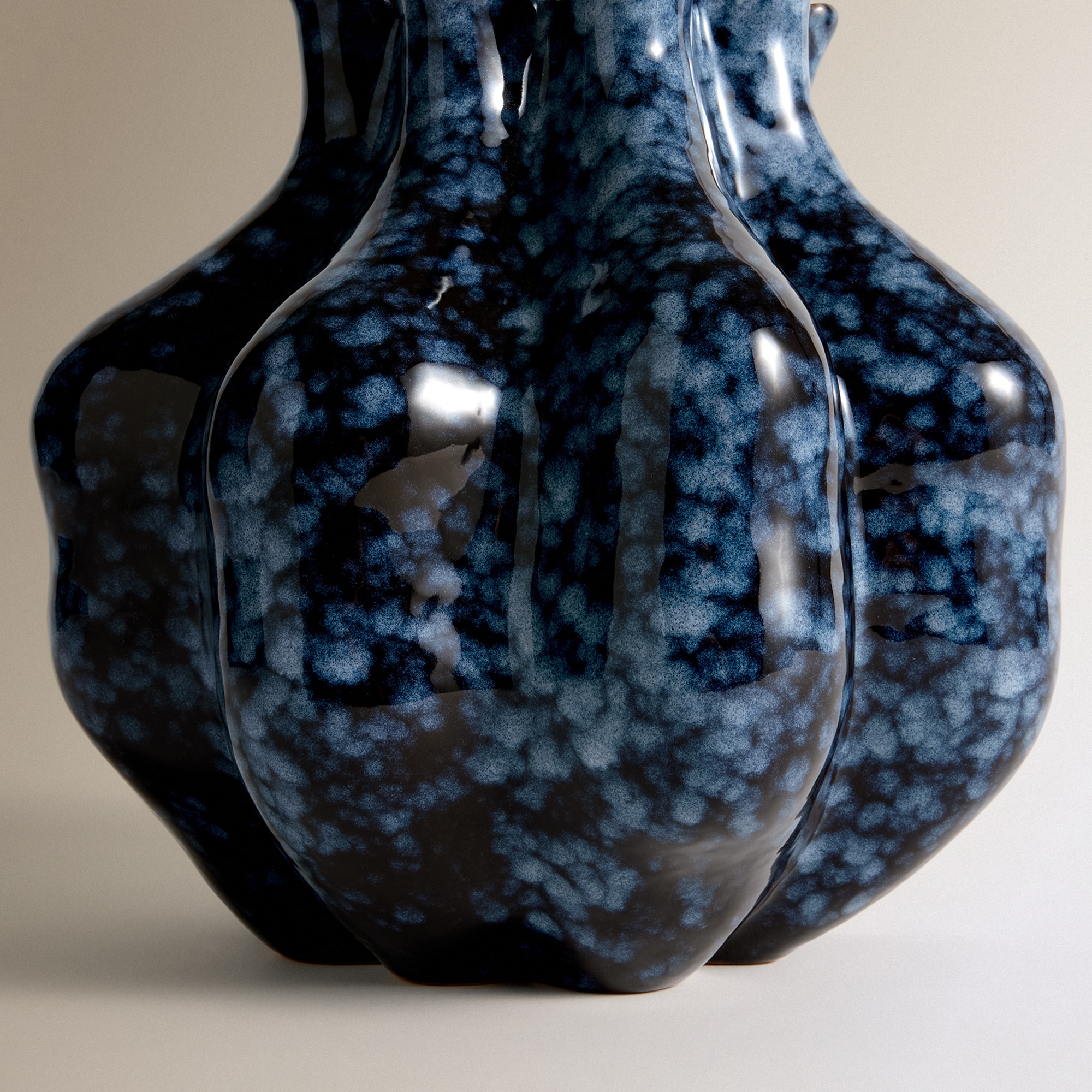 Jarra de Cerâmica Soweto Azul-4