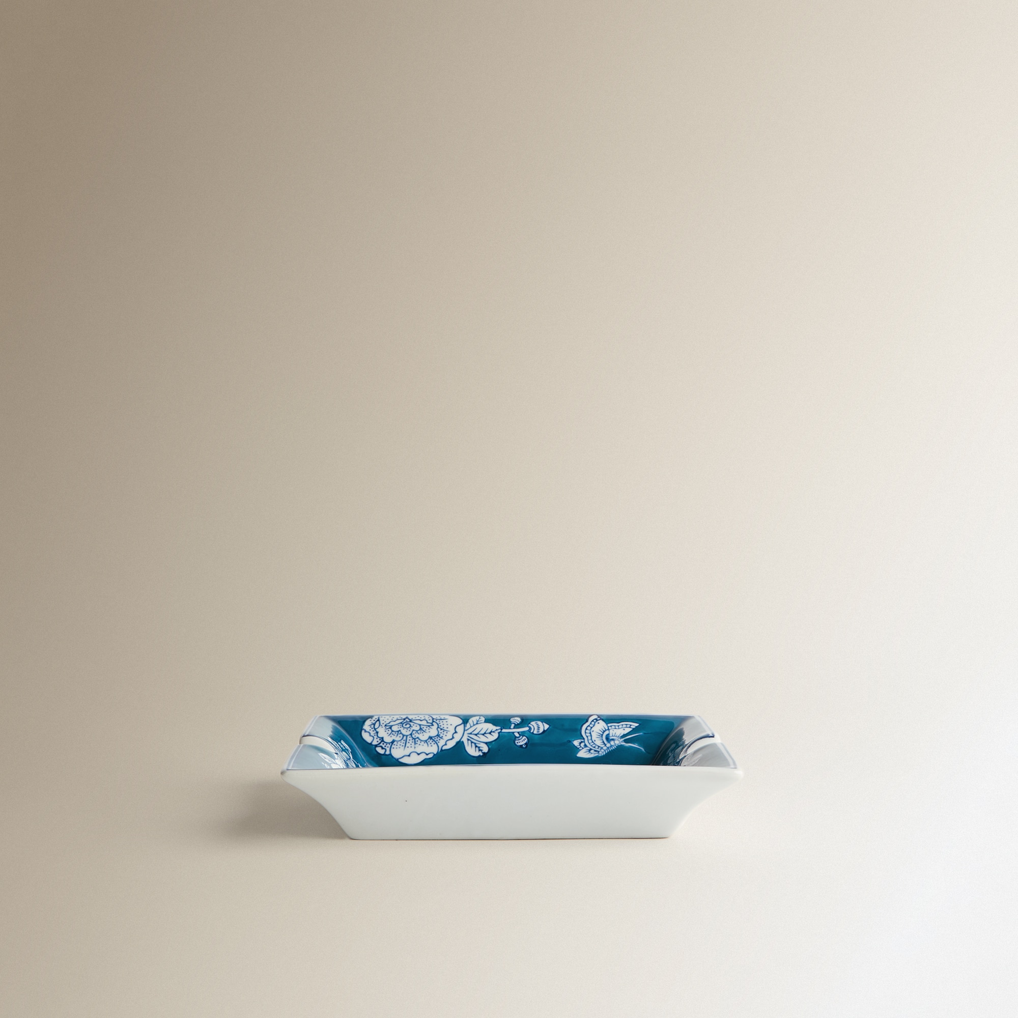 Cinzeiro de Porcelana Accra Azul-2