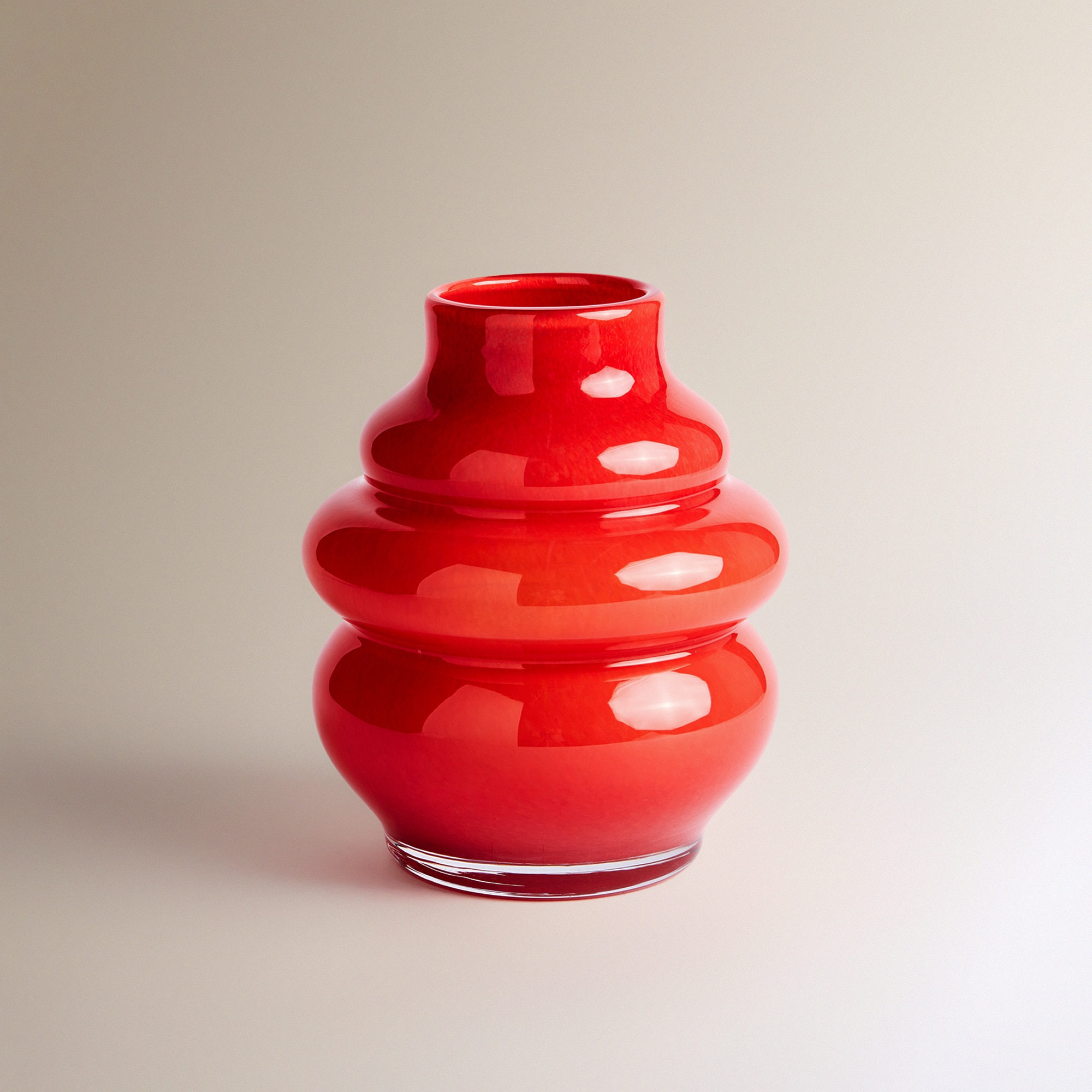 Jarra de Vidro Abuja Vermelho-2