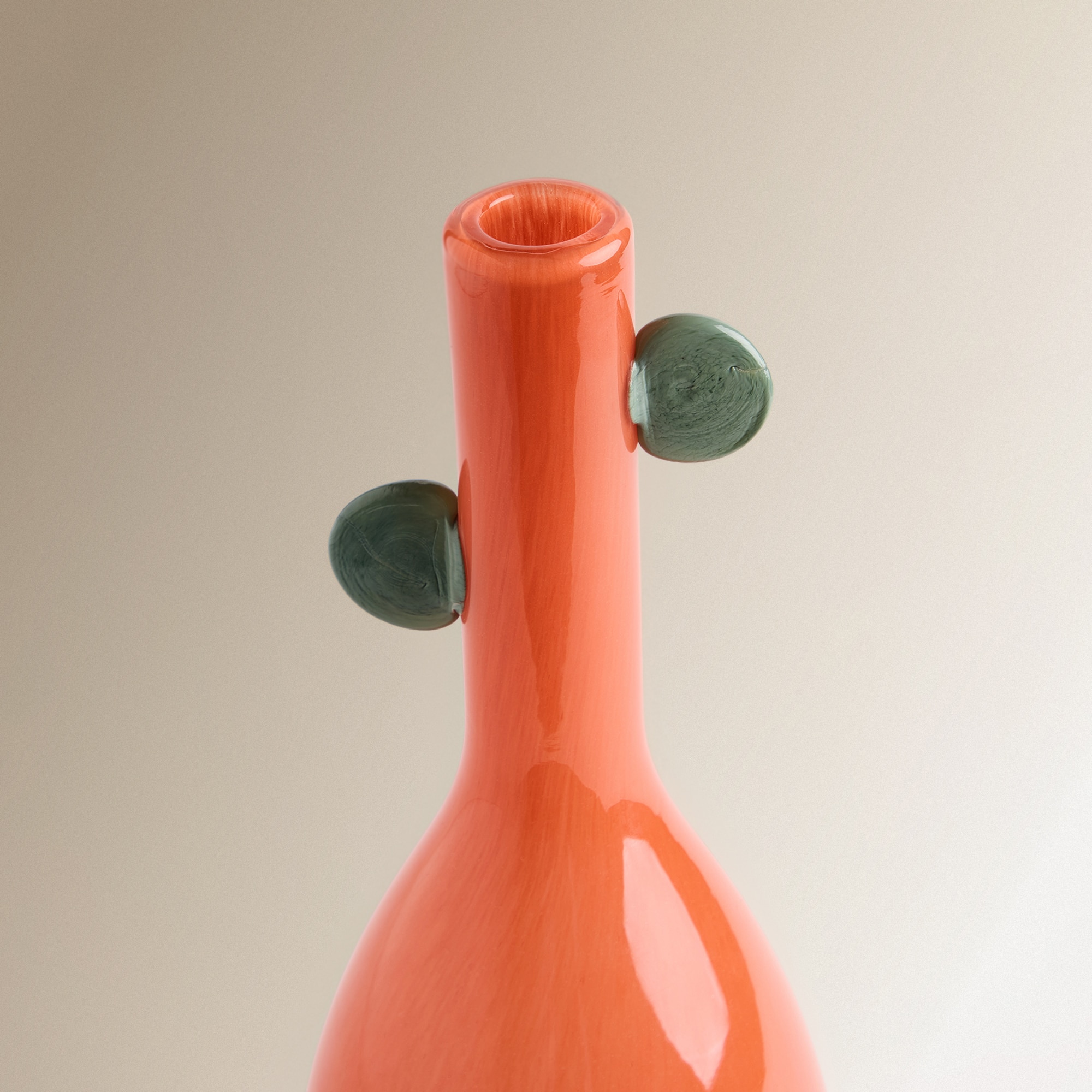 Jarra de Vidro Alta Kinasa Laranja-3