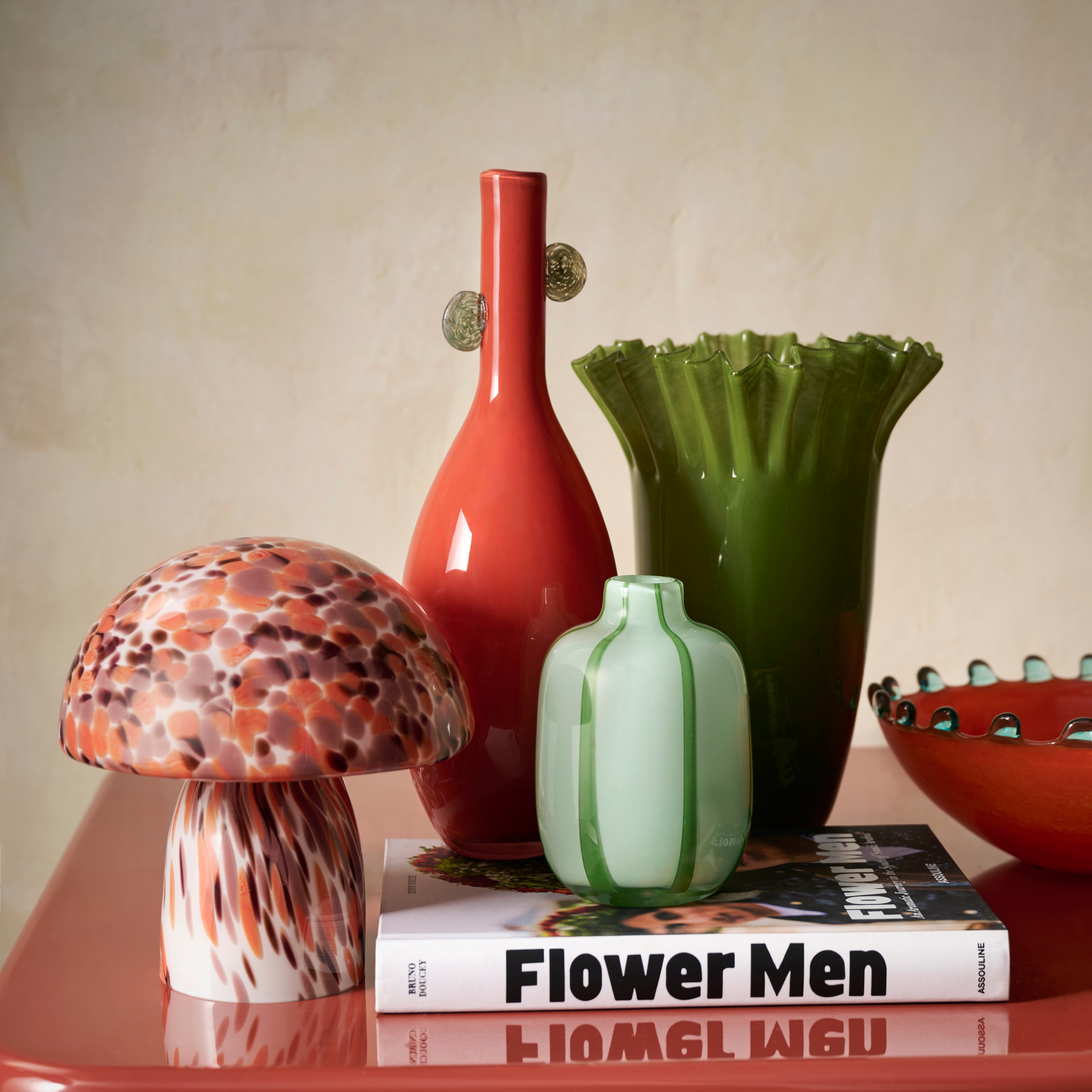 Jarra de Vidro Alta Kinasa Laranja-5