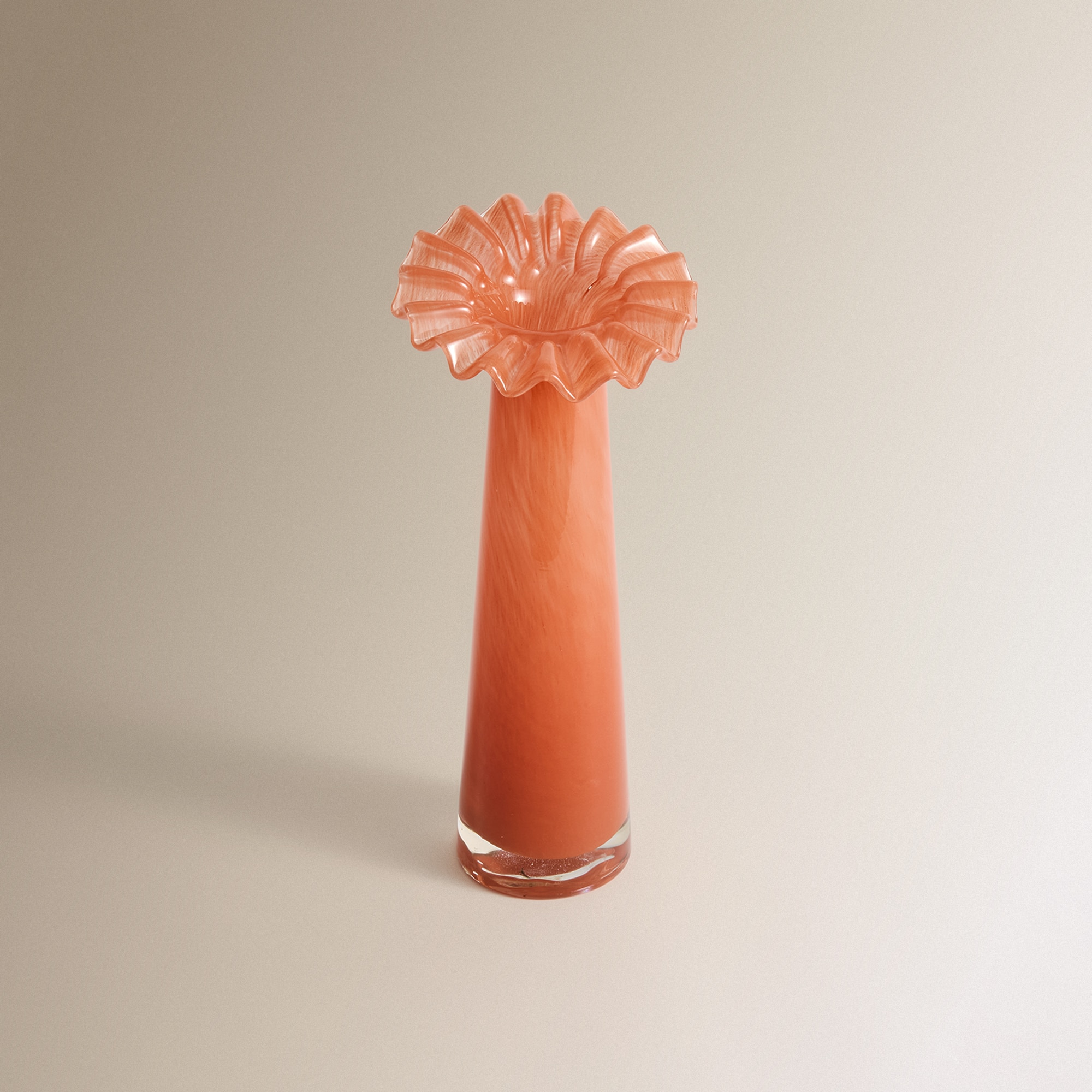 Jarra de Vidro Alta Jartum Laranja-2