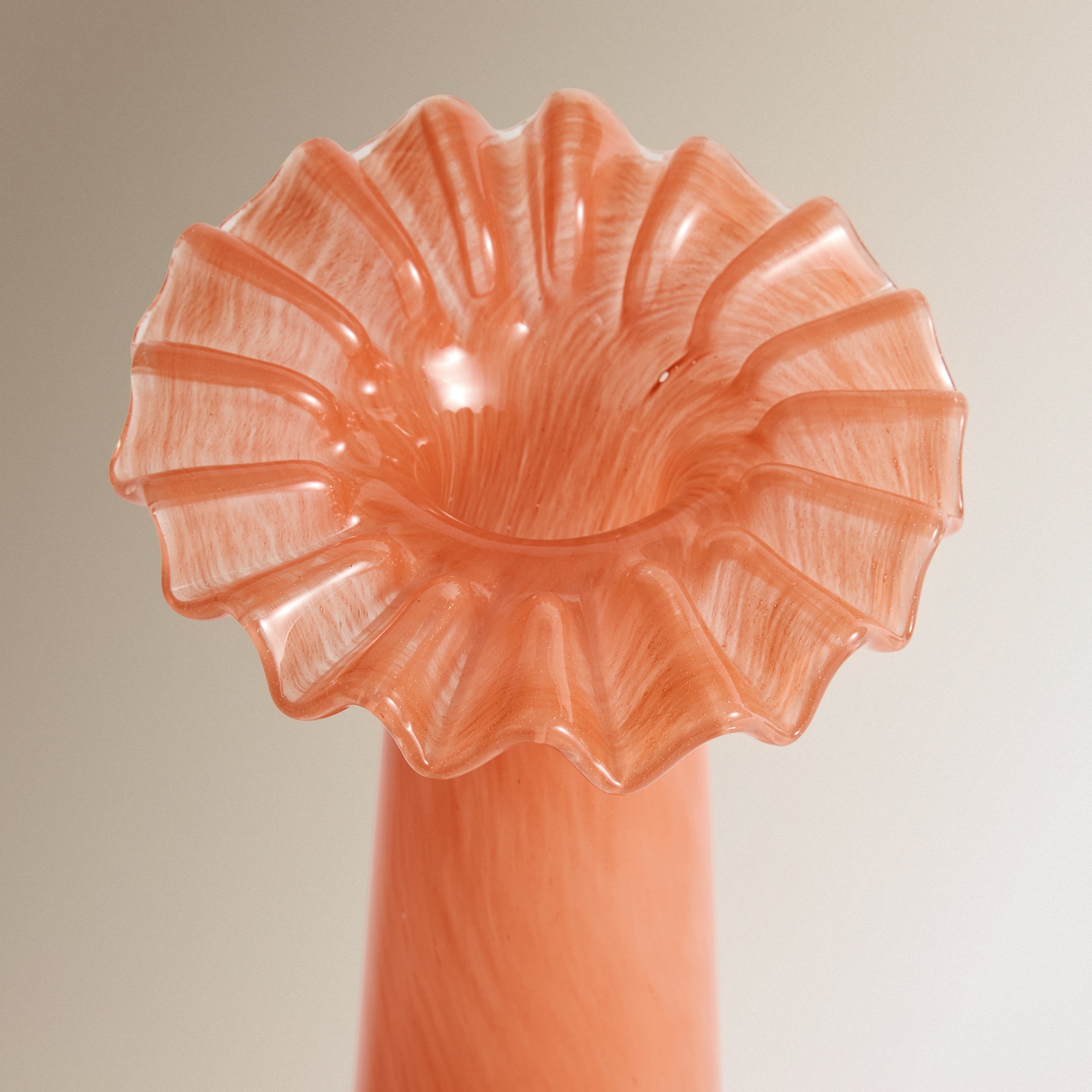 Jarra de Vidro Alta Jartum Laranja-3