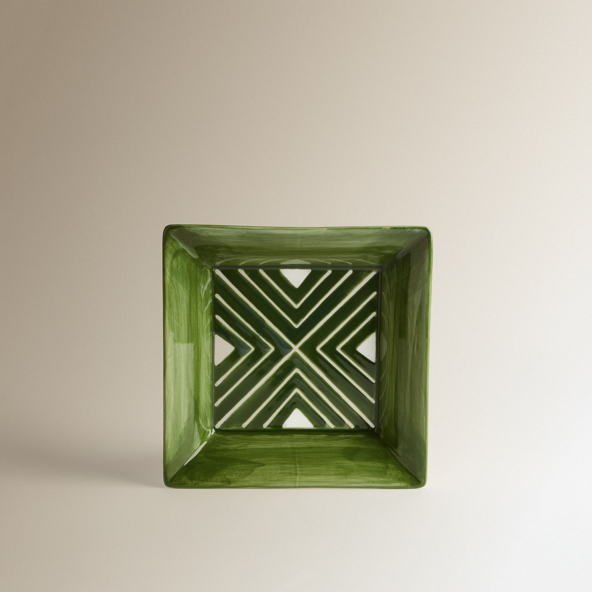 Cinzeiro de Porcelana George Verde-1