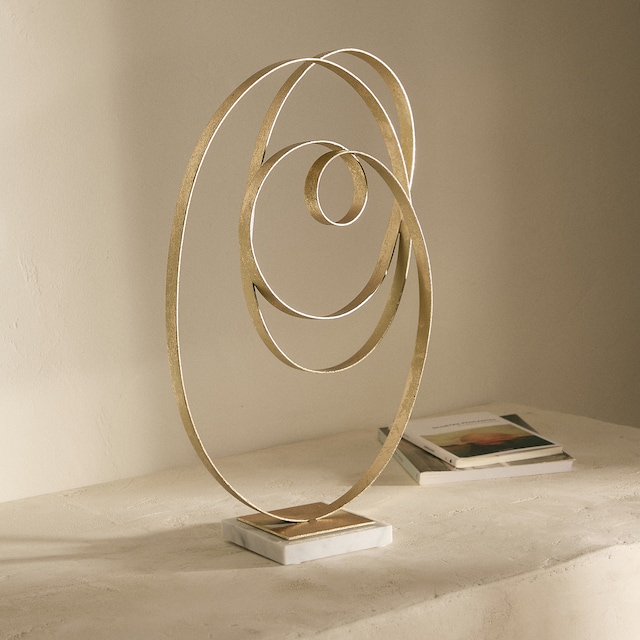 Imagem 0 de Figura Decorativa de Metal Art Decor