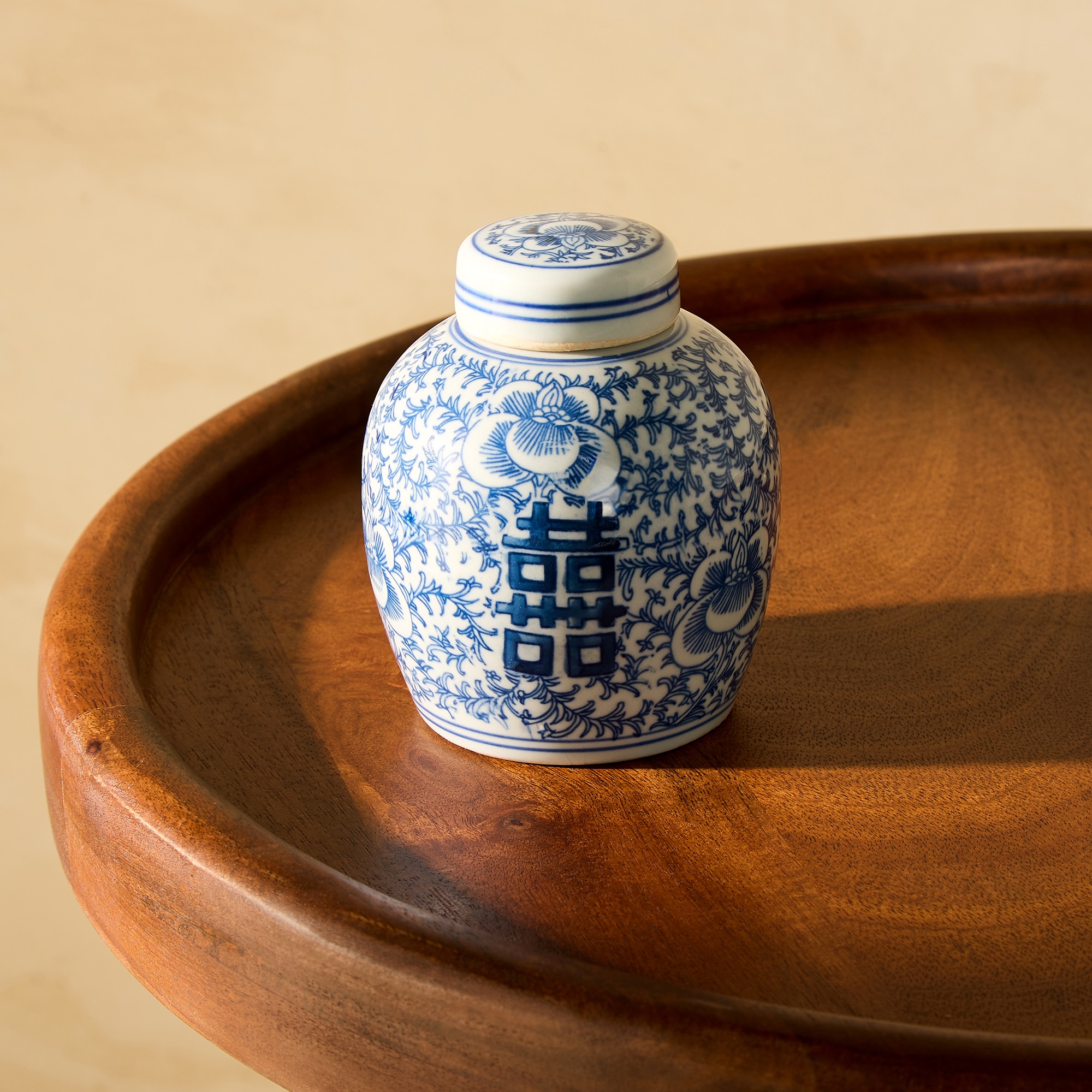 Jarra de Porcelana Mini Qing Azul-1