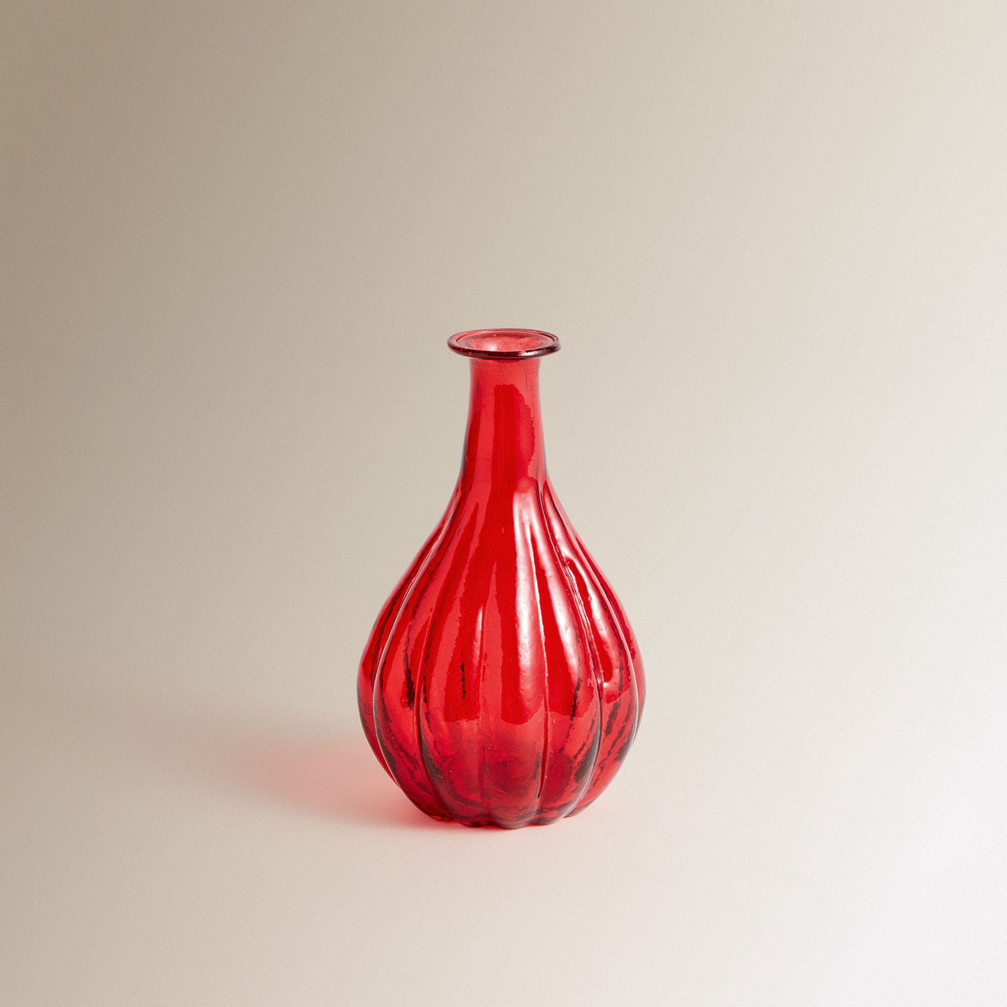 Jarra Mini de Vidro Reciclado Mingora - Vermelho Vermelho-2