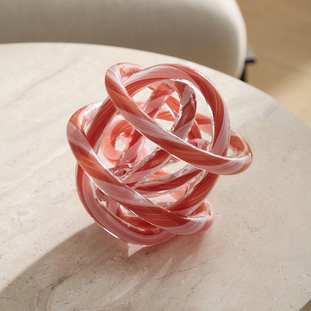 Imagem 0 de Figura Decorativa de Vidro Nó