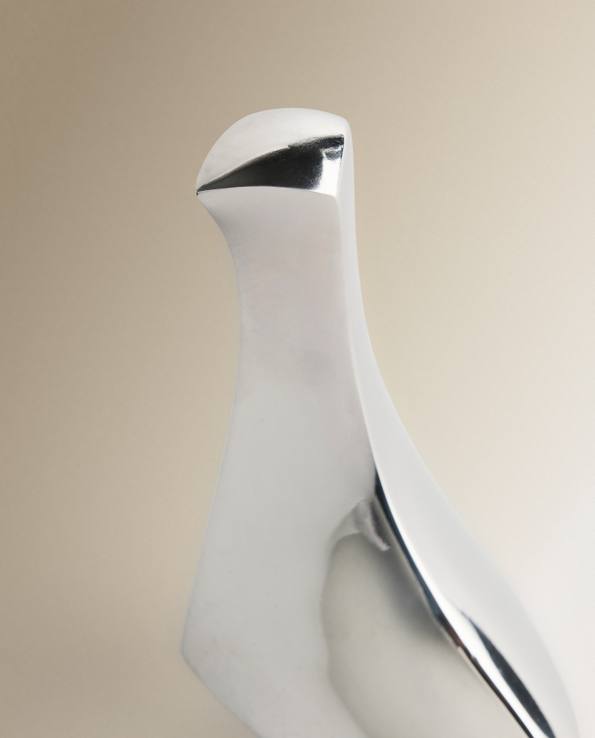 Figura Decorativa Pássaro Alto Arian Metálico-3