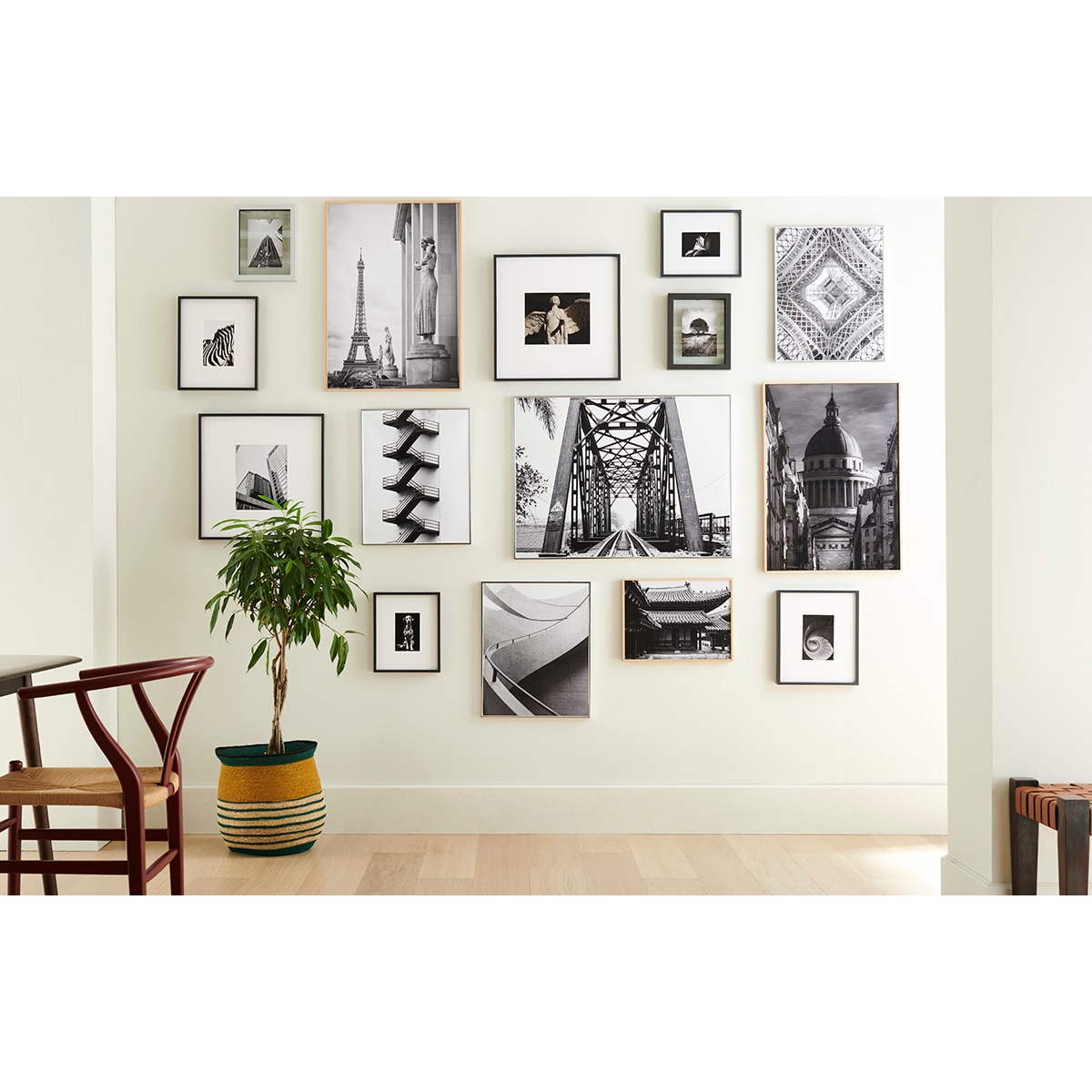 Moldura para fotos Home Office El Corte Inglés Preto-4
