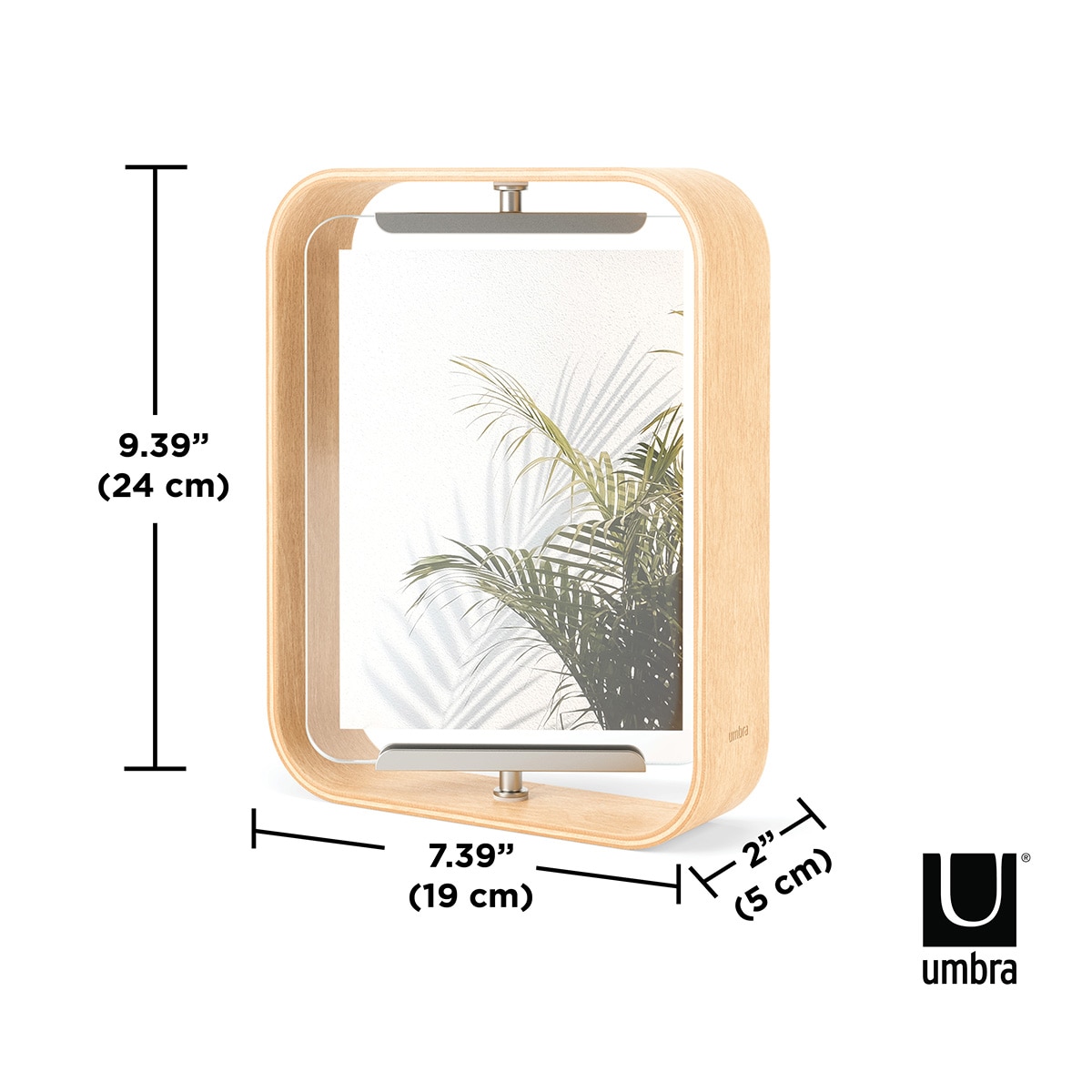 Marco de fotos de madera Bellwood Umbra - Haya 13 x 18 cm Haya-13