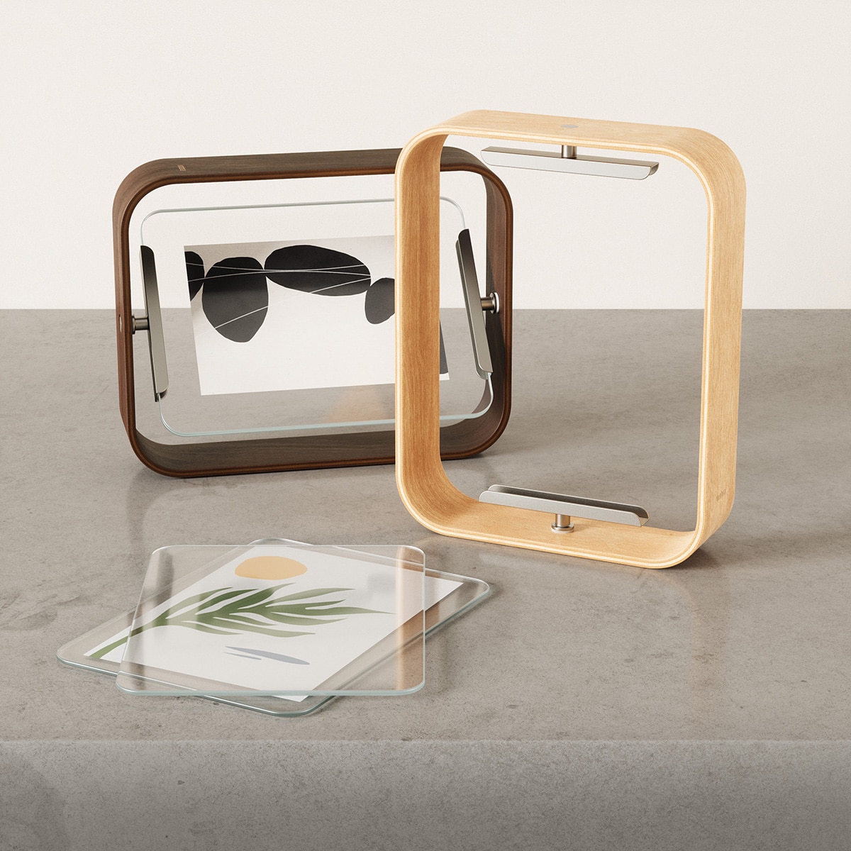 Marco de fotos de madera Bellwood Umbra - Haya 13 x 18 cm Haya-16