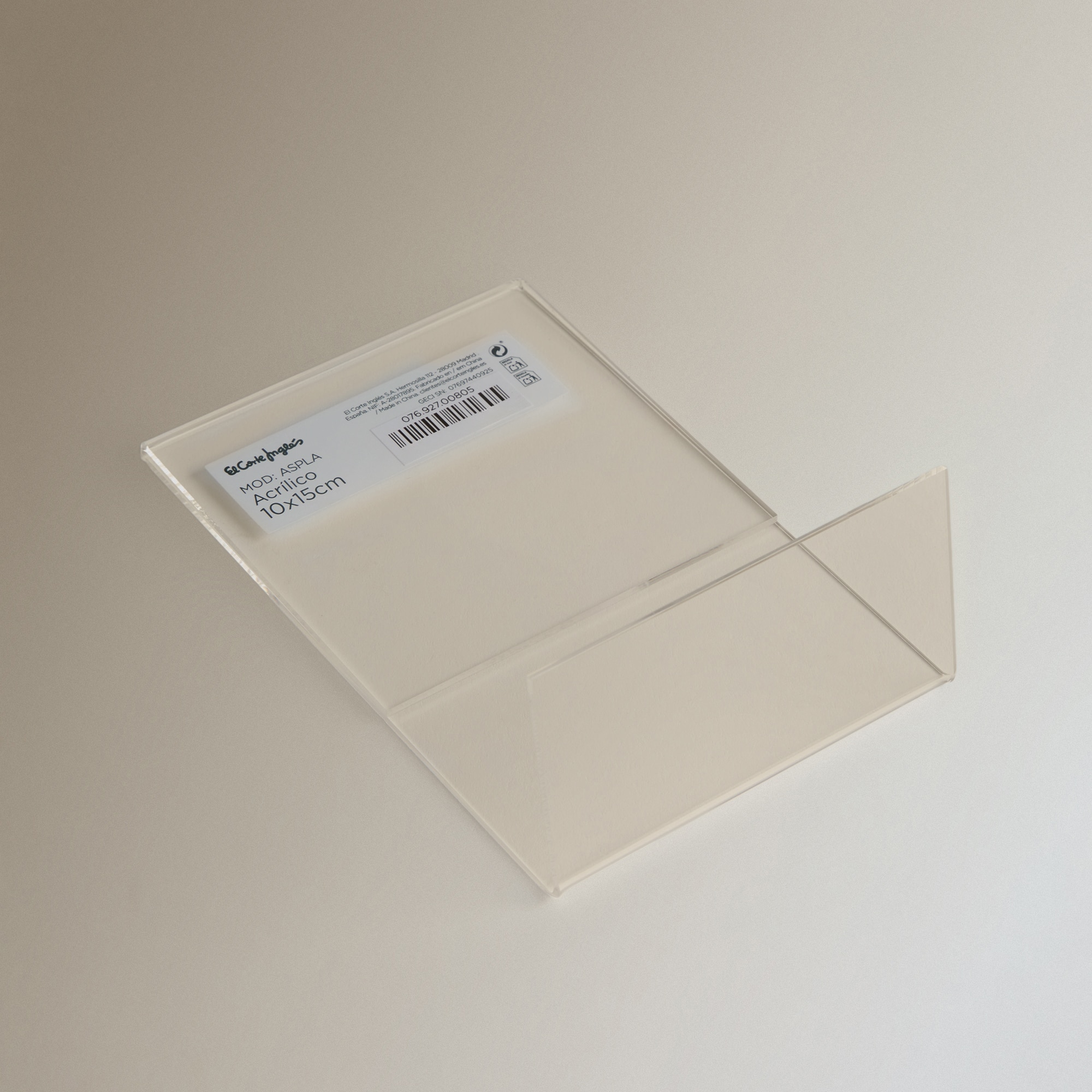 Moldura Vertical Acrílica Aspla Transparente-3