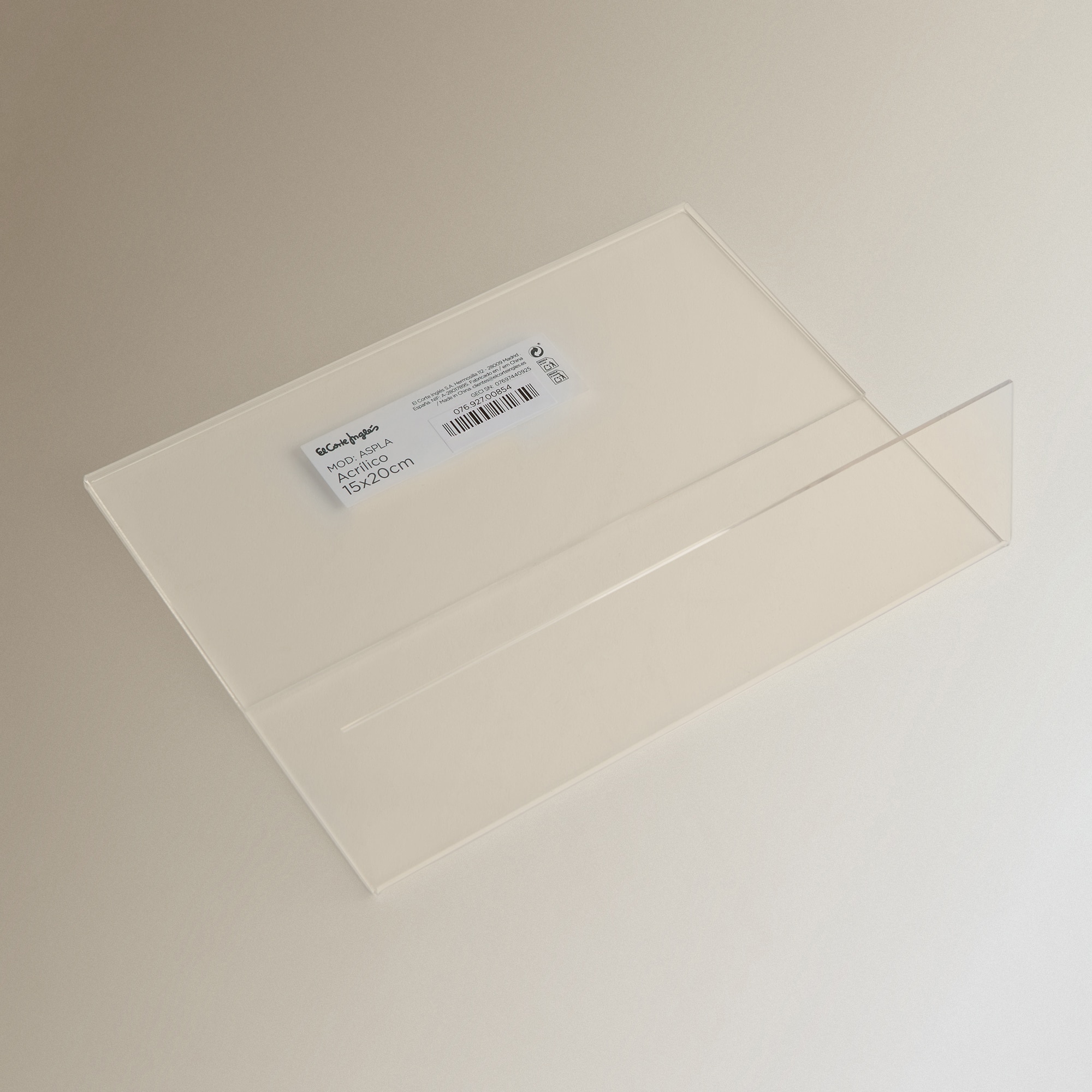 Moldura Horizontal Acrílica Aspla Transparente-3