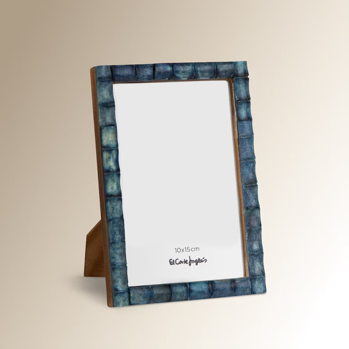 Marco de fotos Bambú Tanzania El Corte Inglés - Azul 10 x 15 cm Azul-2