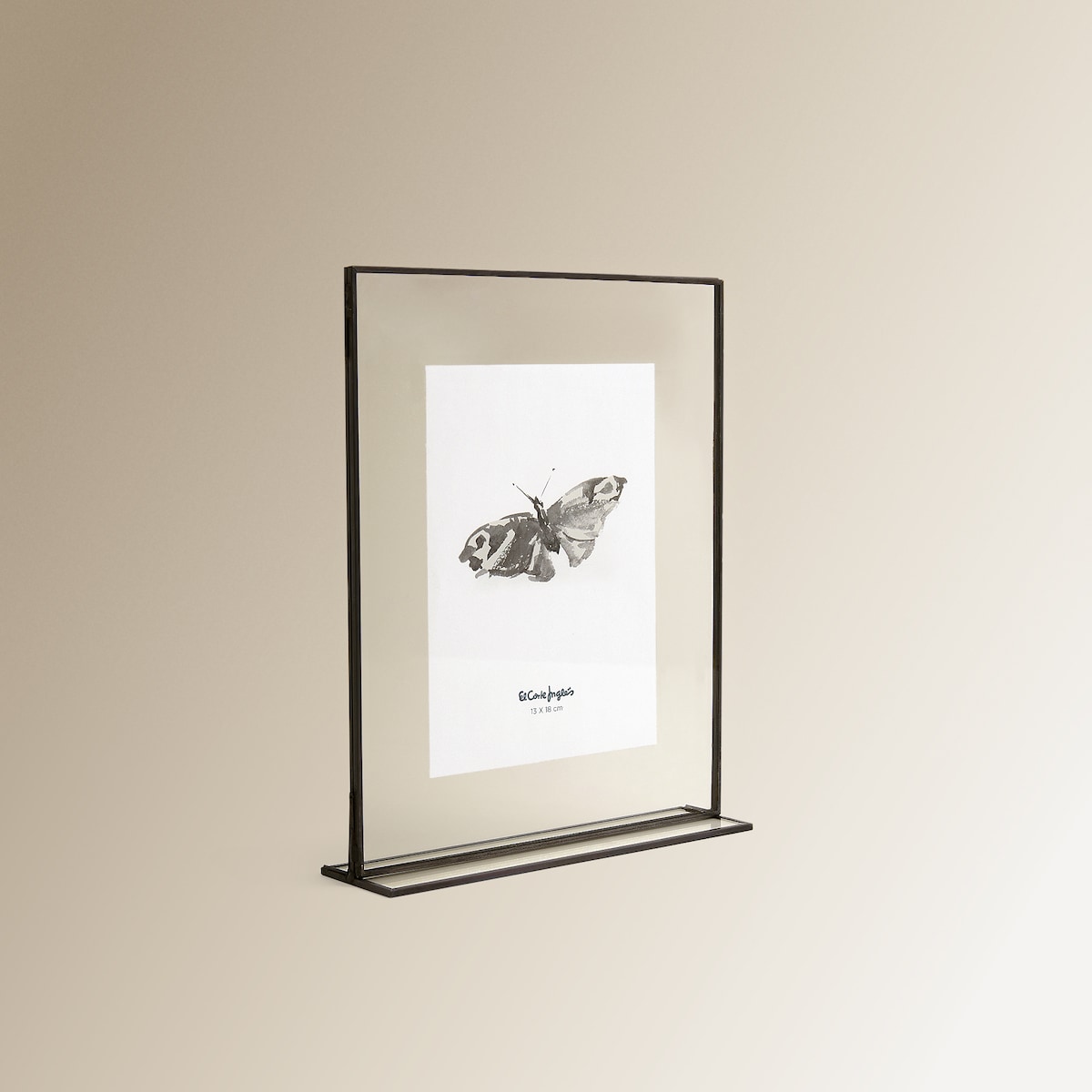 Marco de Fotos de Metal Poznan Preto-2