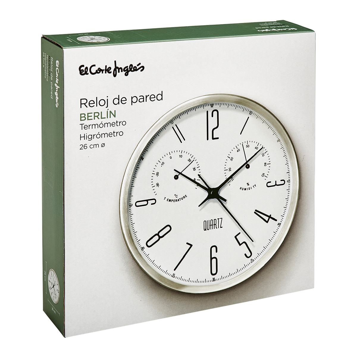 Relógio de parede Berlim El Corte Inglés Branco-2