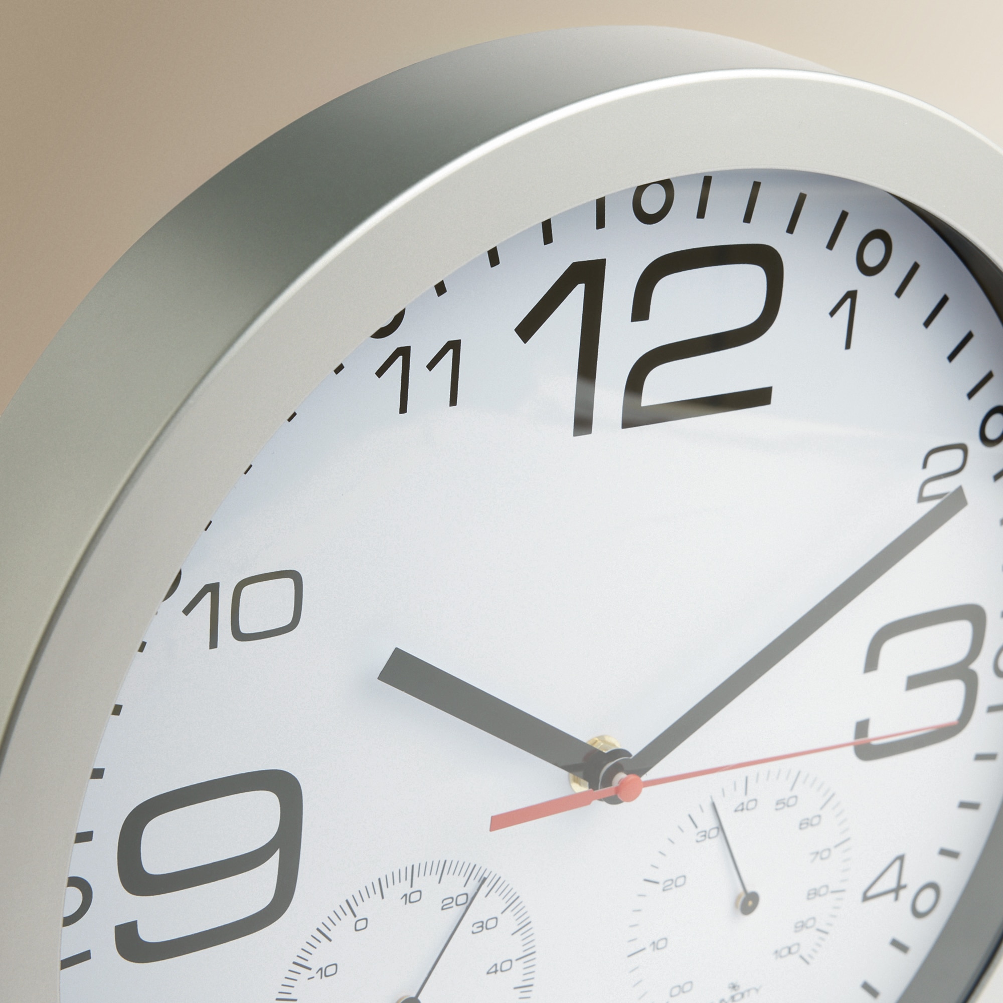 Relógio de parede Budapest Stick Branco-3