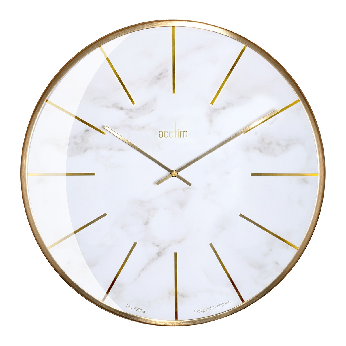 Relógio de parede com controlo Luxe XL Acctim Dourado-1