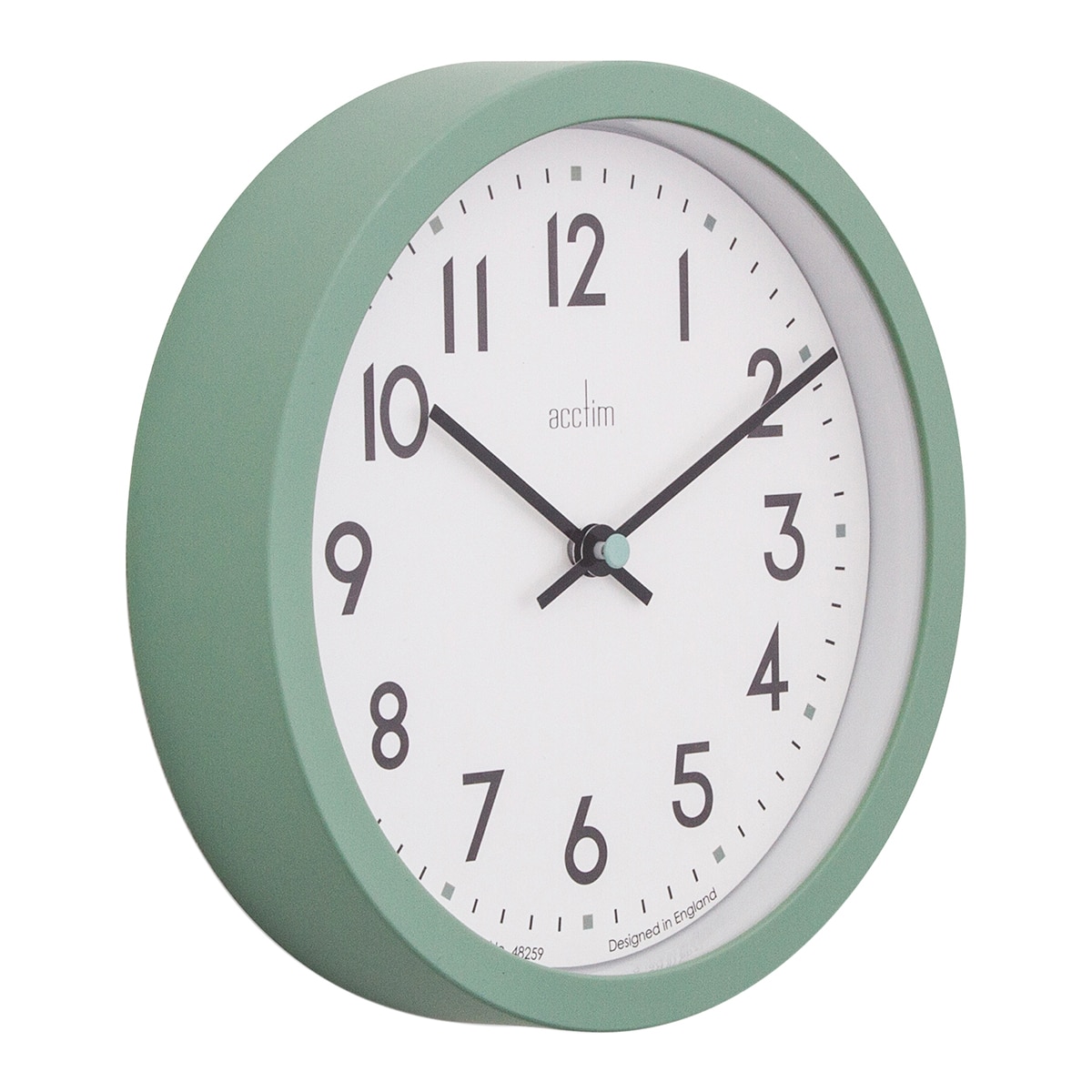Reloj de pared Suecia Acctim - Verde menta Verde menta-2