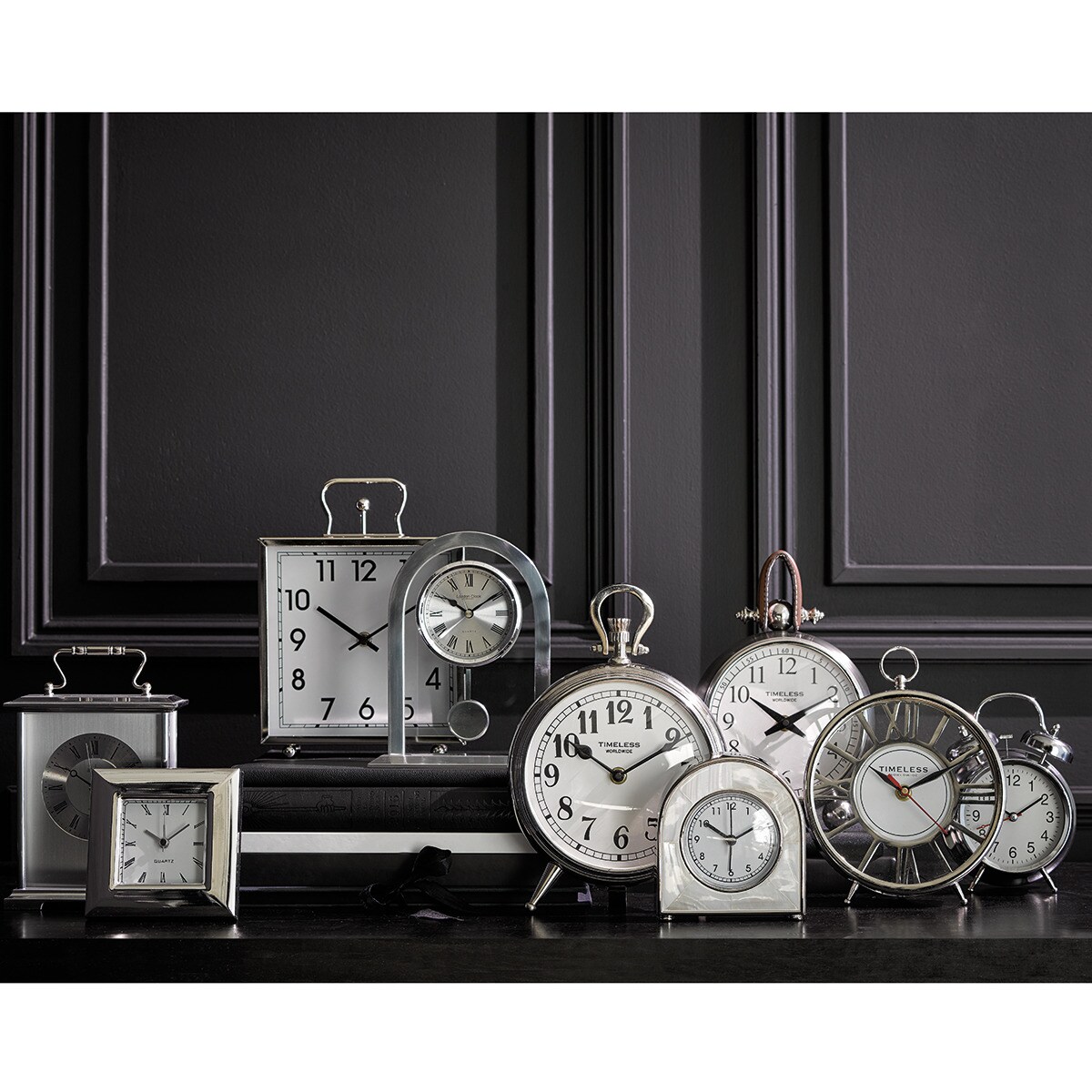 Relógio de mesa Parma El Corte Inglés Prata-2