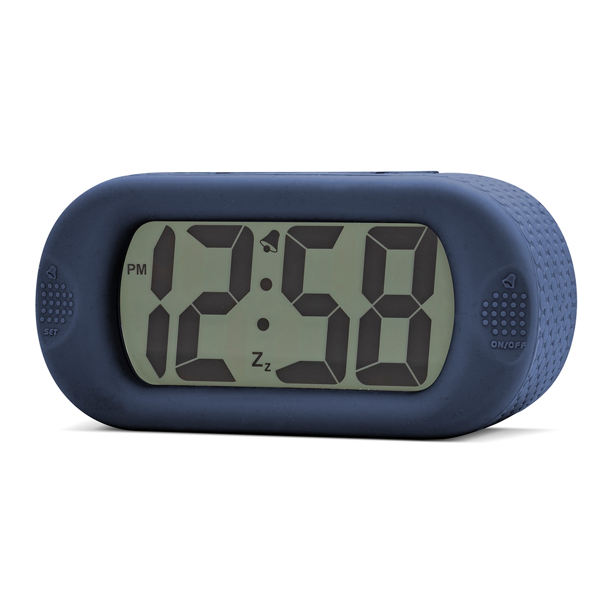 Relógio despertador digital Silicone Azul-escuro-2