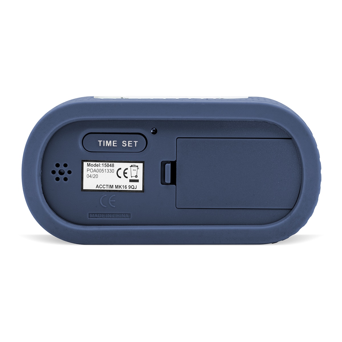 Relógio despertador digital Silicone Azul-escuro-4