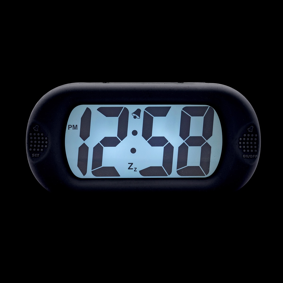 Relógio despertador digital Silicone Azul-escuro-6