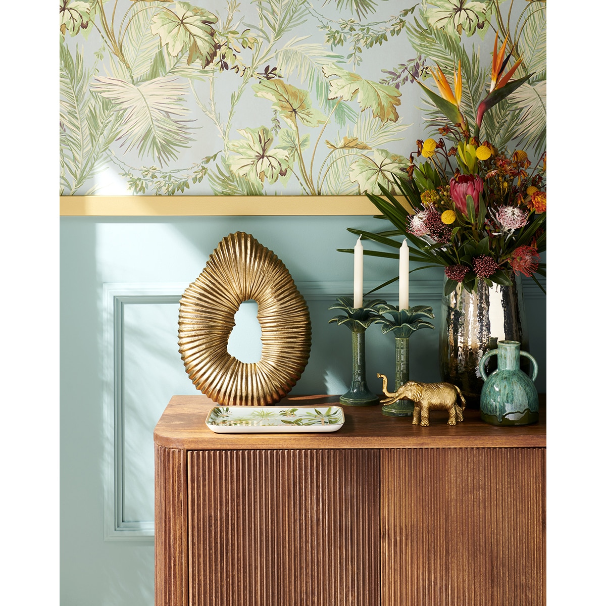 Candelabro Benoni Verde-6
