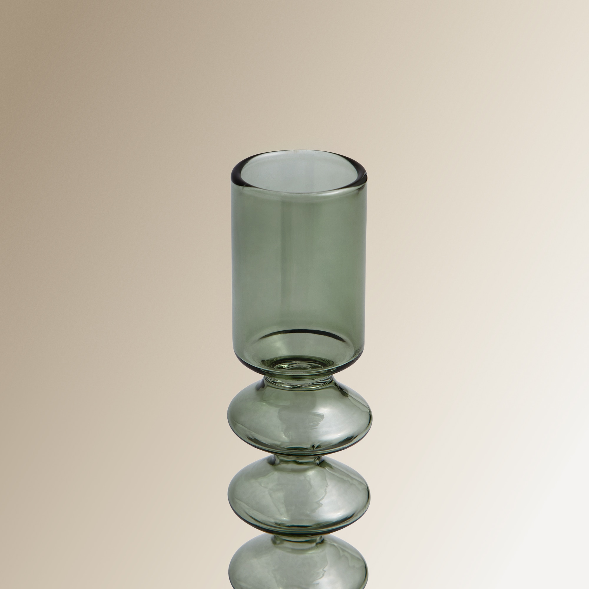 Candelabro de Borossilicato - Verde Verde-4