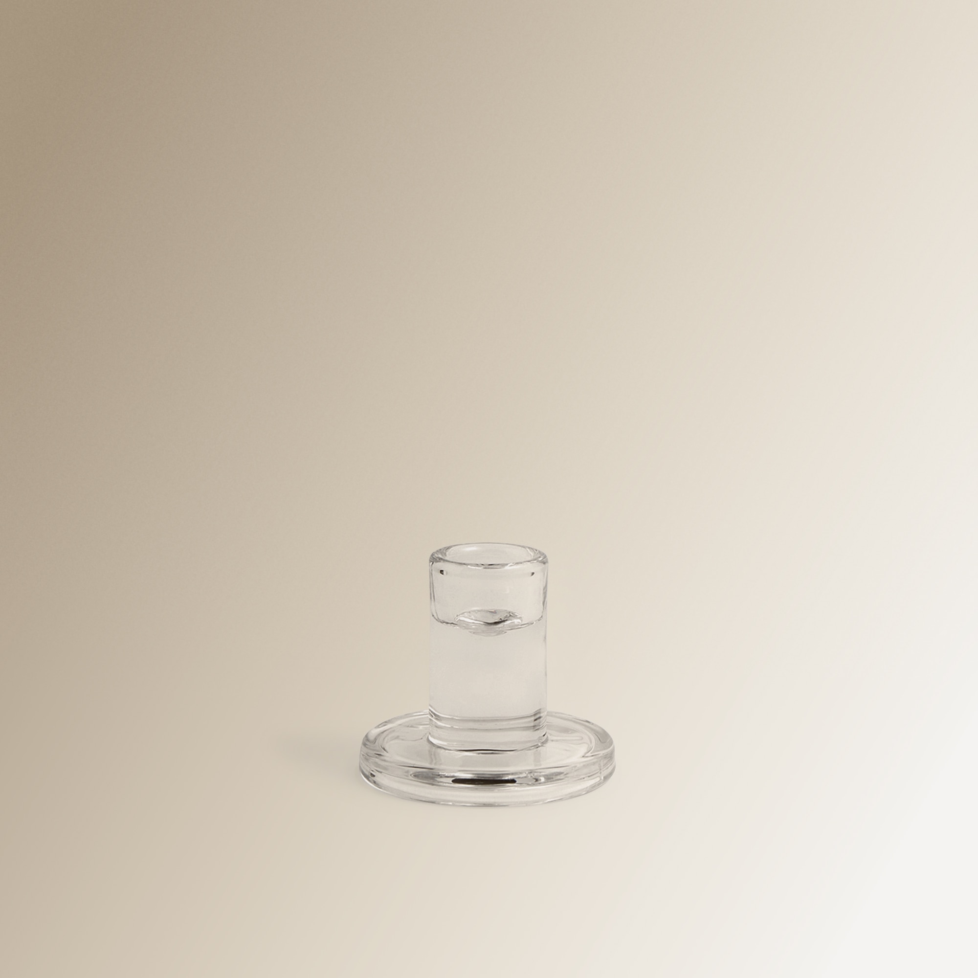 Castiçal de Pé de Vidro Olesko Transparente-3