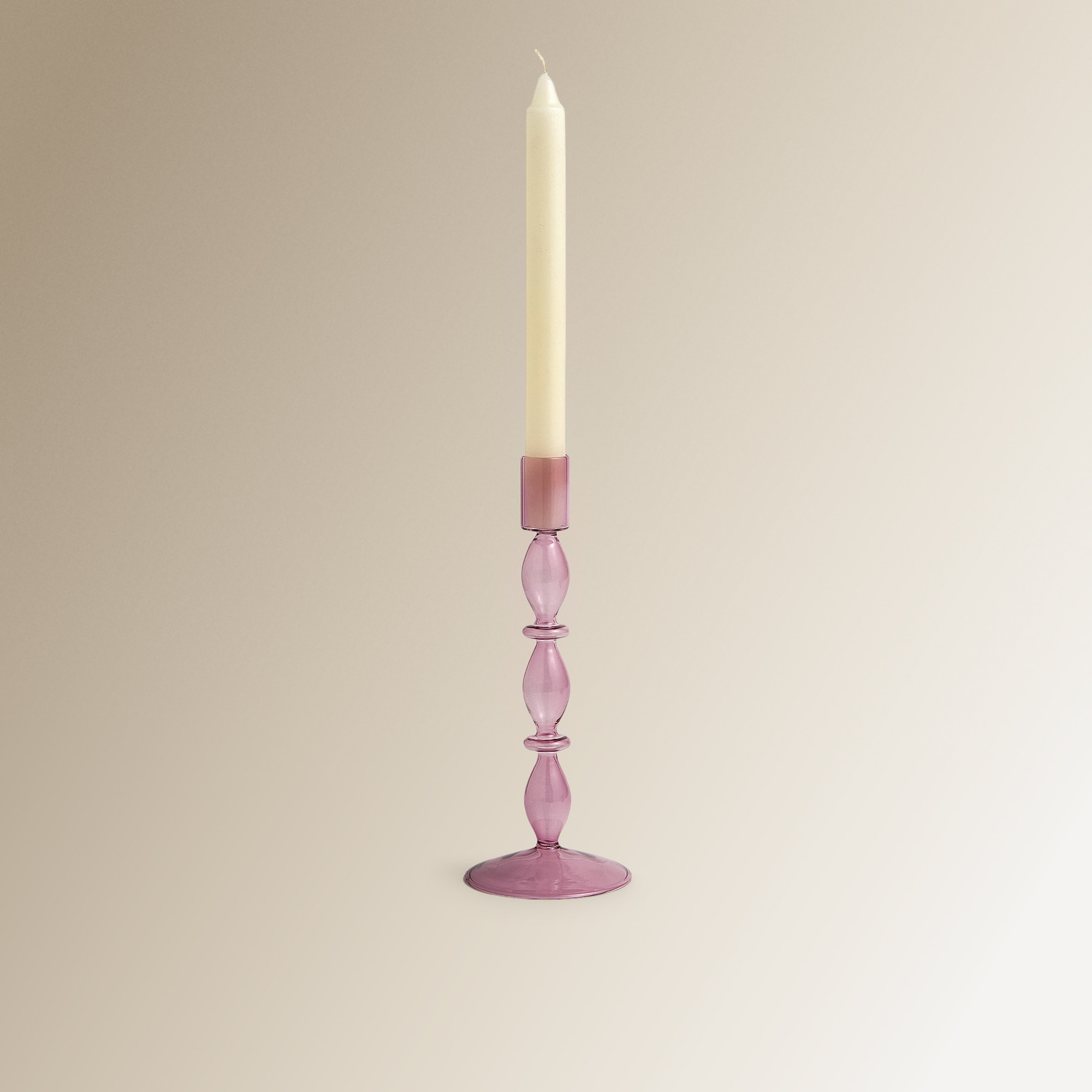 Candelabro de Vidro Fino - Roxo Roxo-2