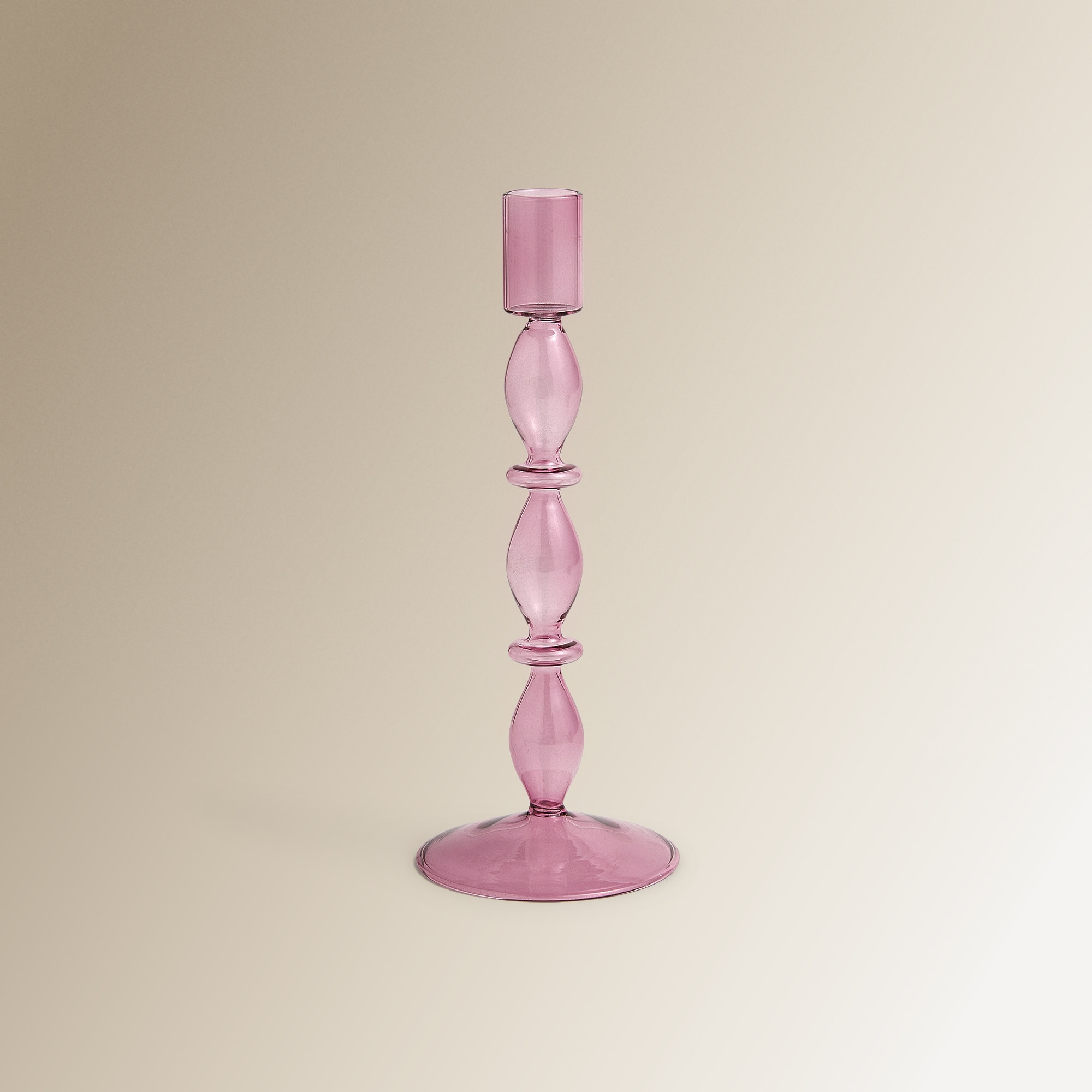 Candelabro de Vidro Fino - Roxo Roxo-3