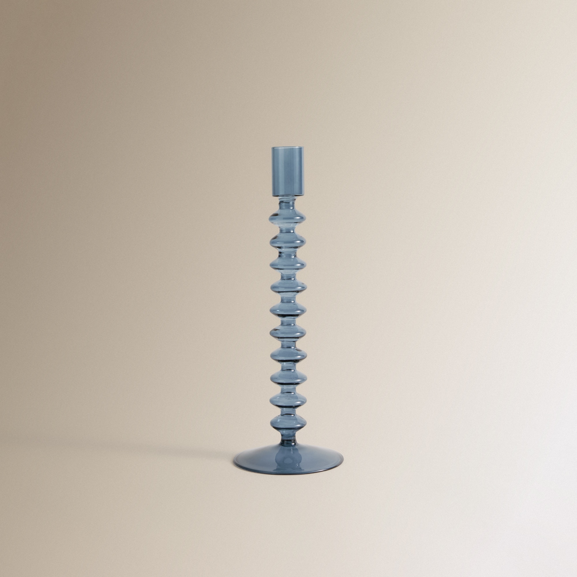 Candelabro de Vidro Fino - Azul Azul-2