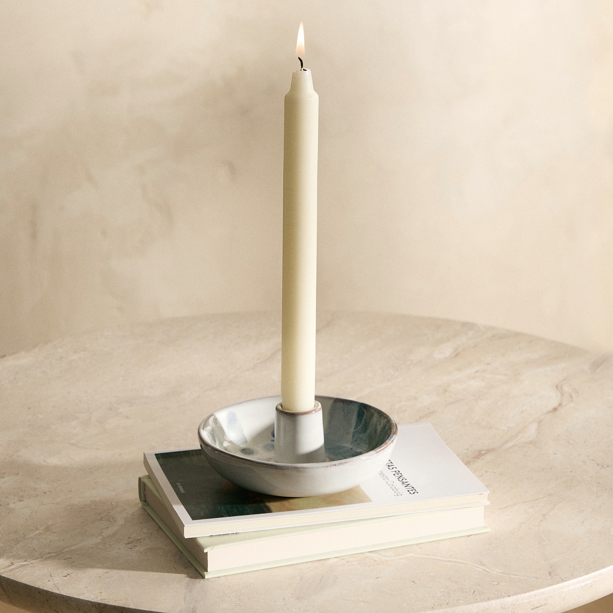 Imagem 0 de Porta-Velas de Cerâmica Split