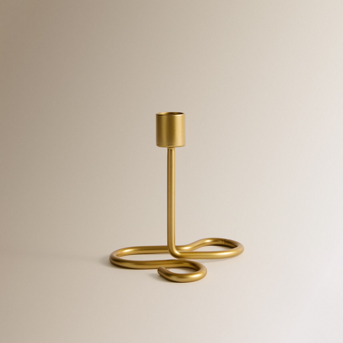 Candelabro com Base Senegal Dourado-2