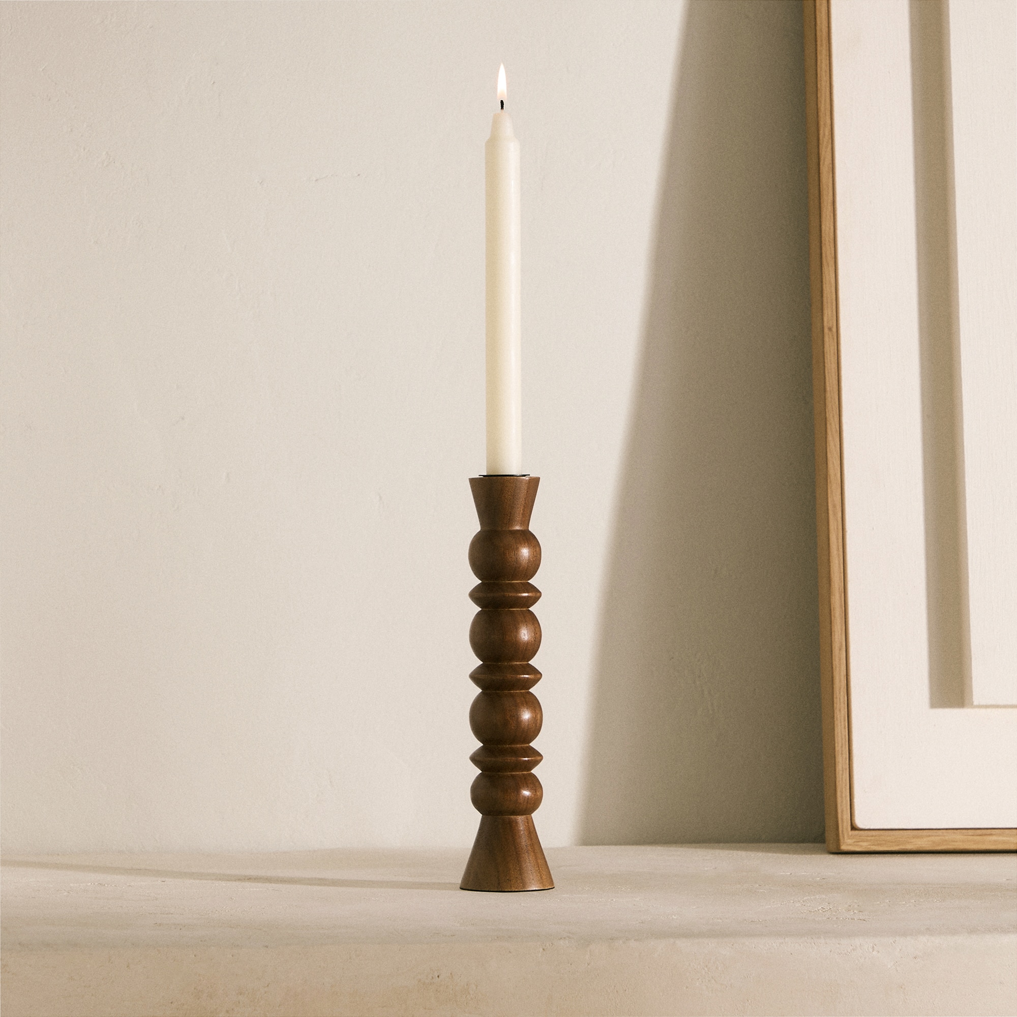 Candelabro de Madeira Hazo Madeira-1