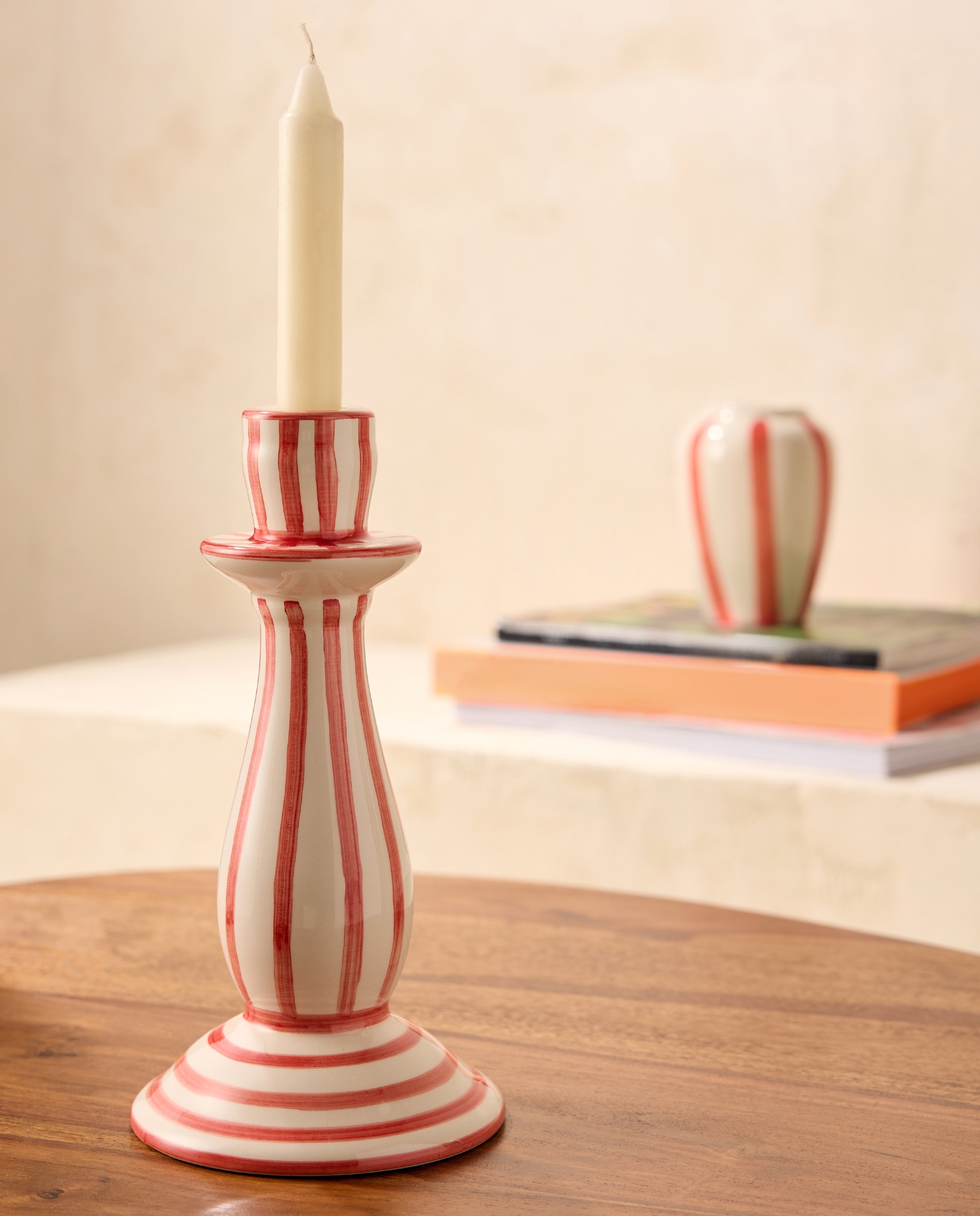 Imagem 0 de Candelabro de cerâmica Stripes