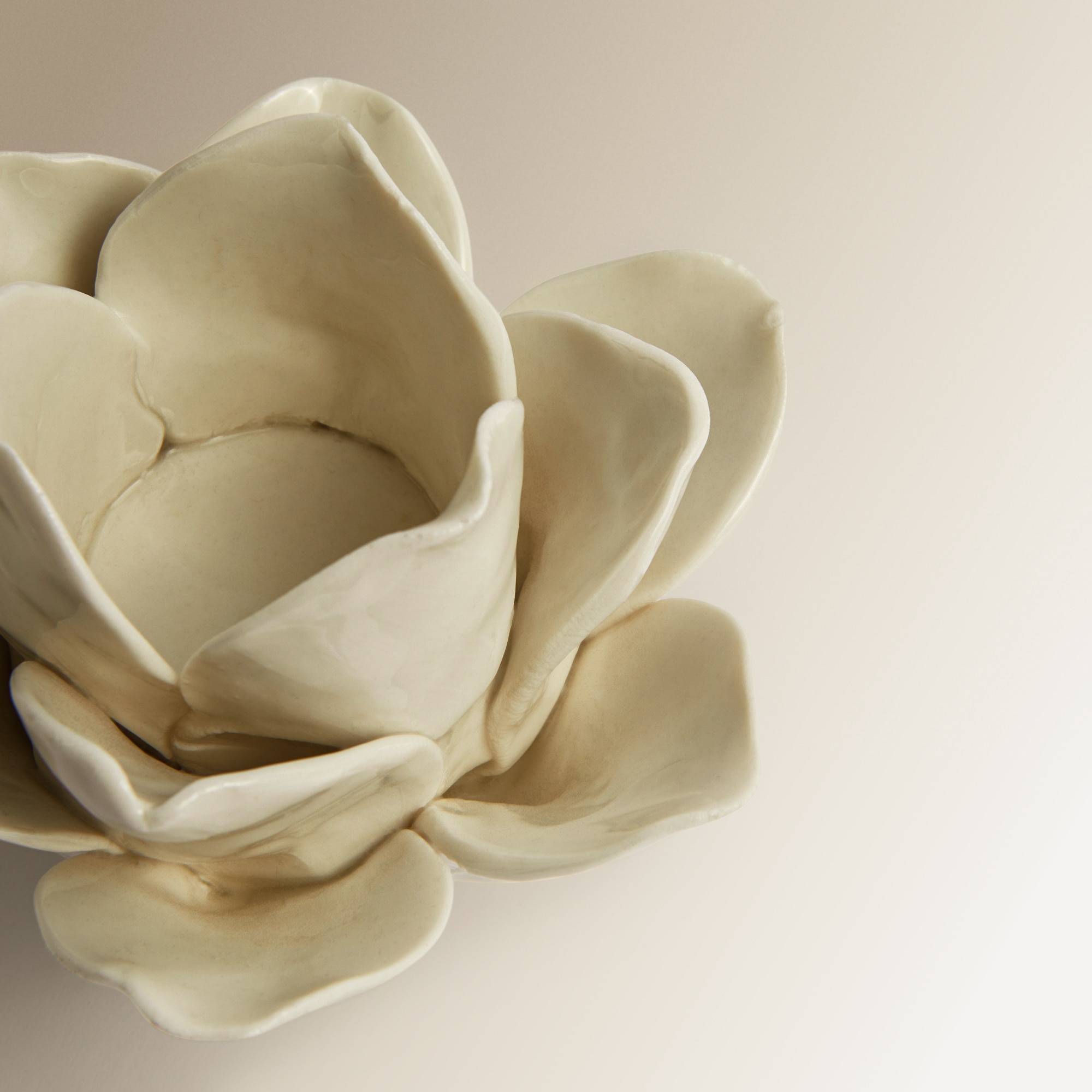 Porta-velas tealight Alcachofa El Corte Inglés Branco-4