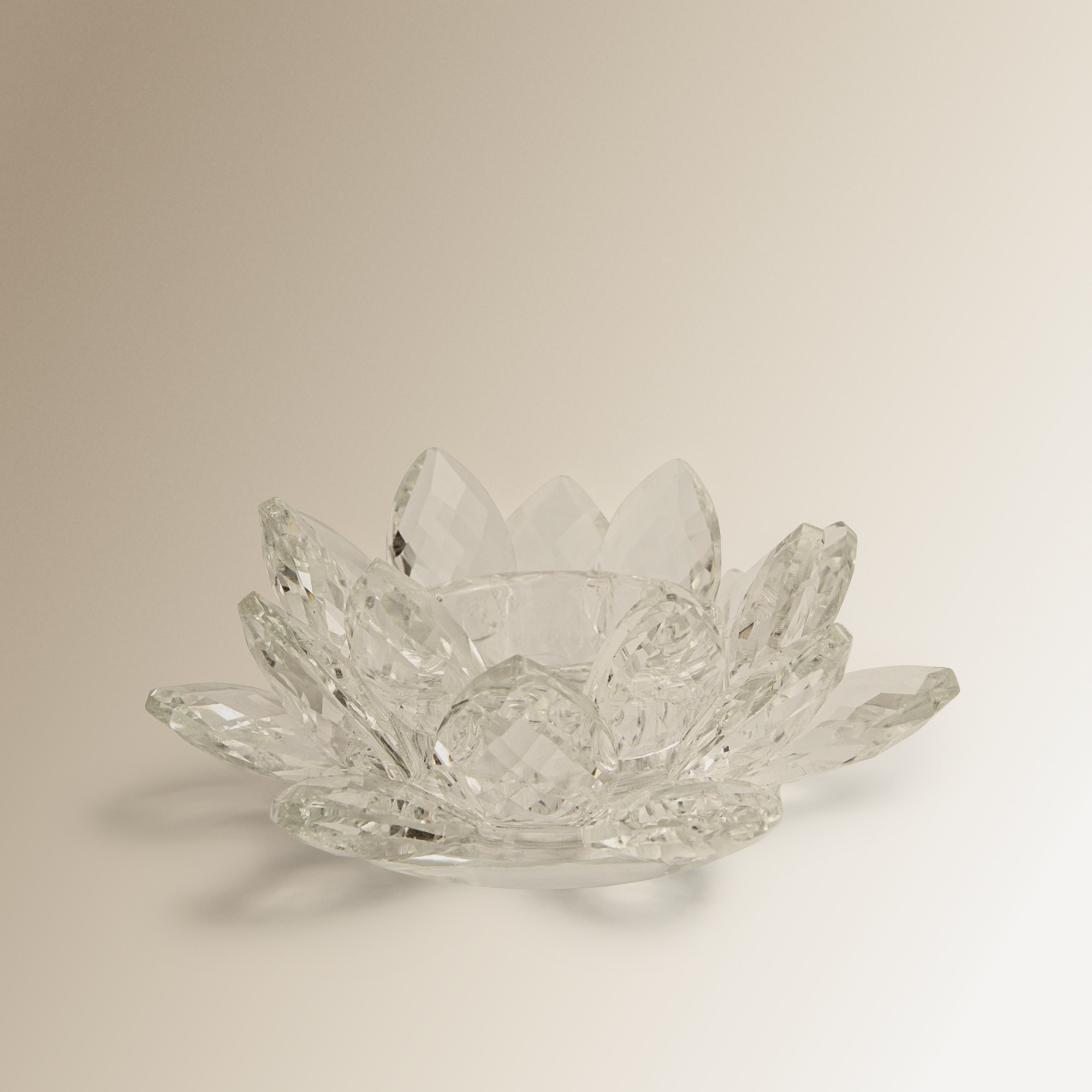 Porta-Velas Tealight de Cristal Vilna Transparente-3