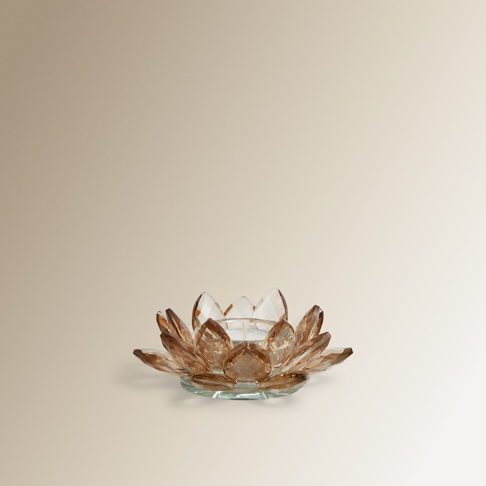 Porta-velas Tealight Flor Vilna Âmbar-2